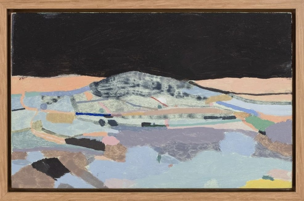 David Abbott, Time Enough, original oil landscape painting, Linden Hall Studio, Kent