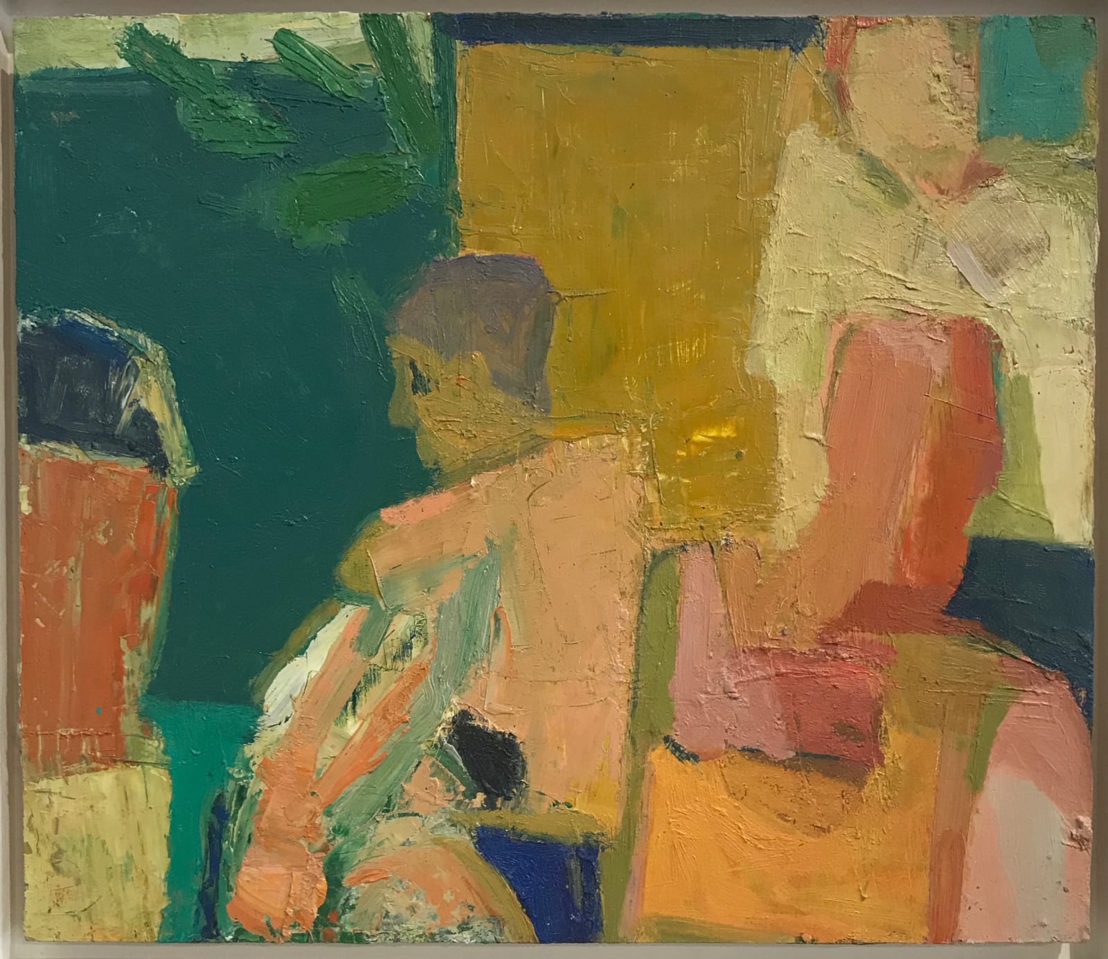 Arthur Neal, Figures With A Green Sea, 2020
