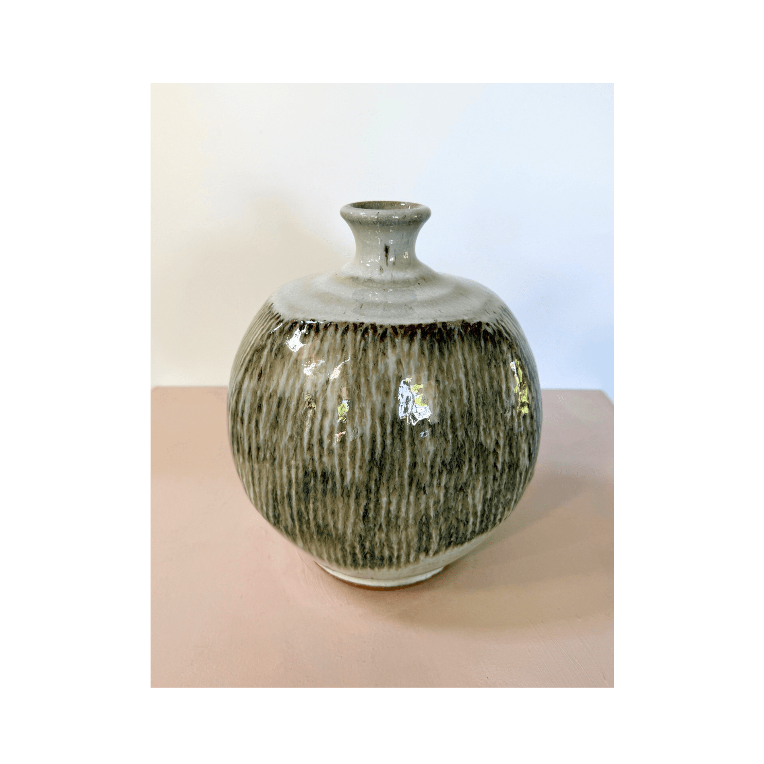 William Plumptre, Paddled Bottle with Inlay, 2025