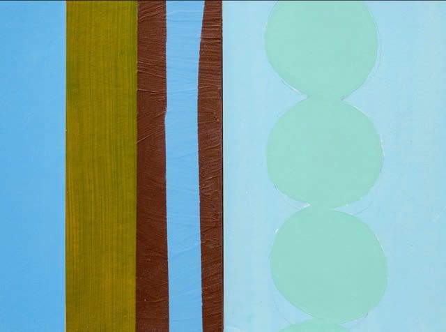 Jennifer Durrant, BLUE AND UMBER GHIRLANDA SERIES, 2018