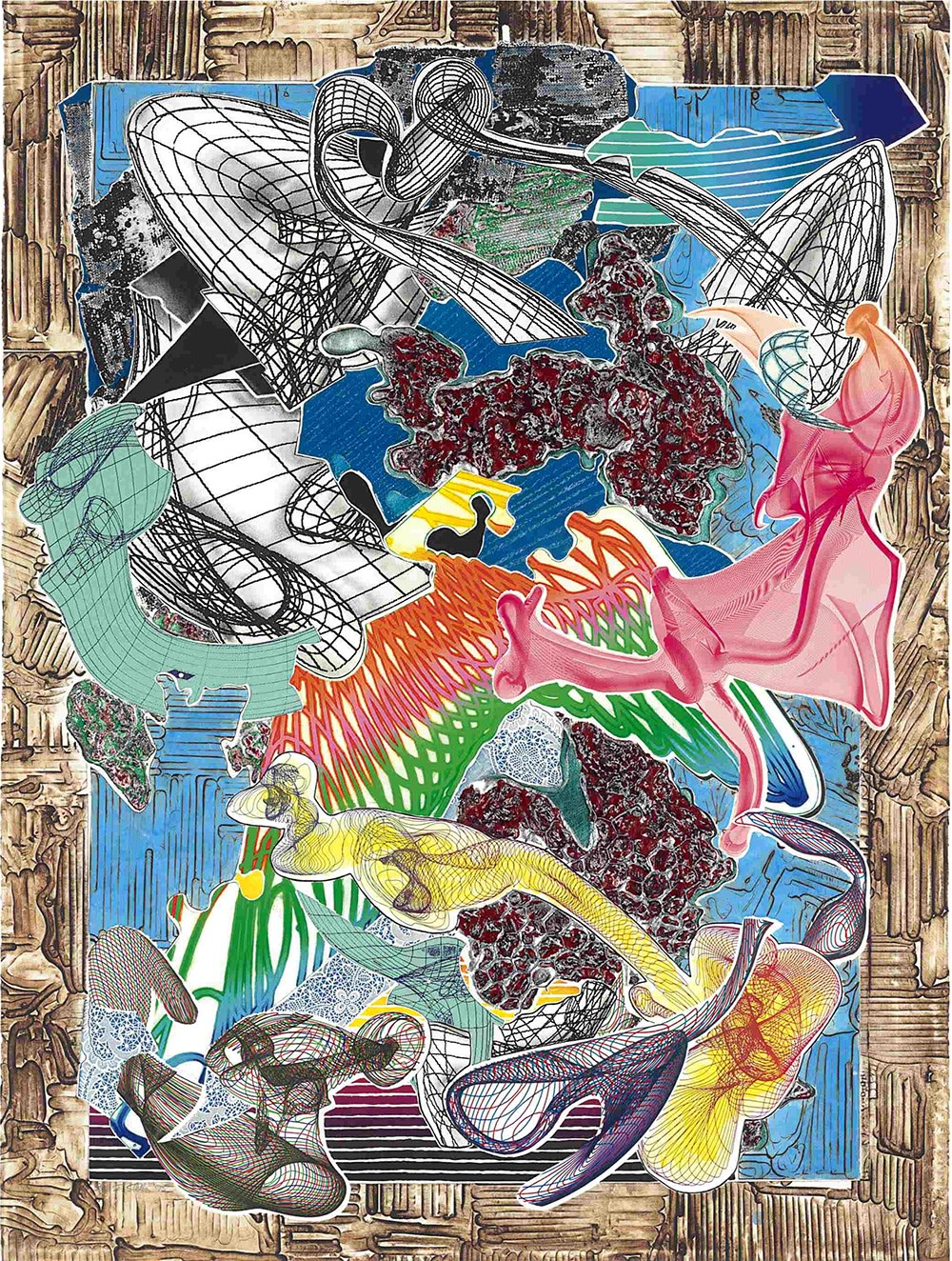 Frank Stella, Fanattia, from the Imaginary Places Series, 1995