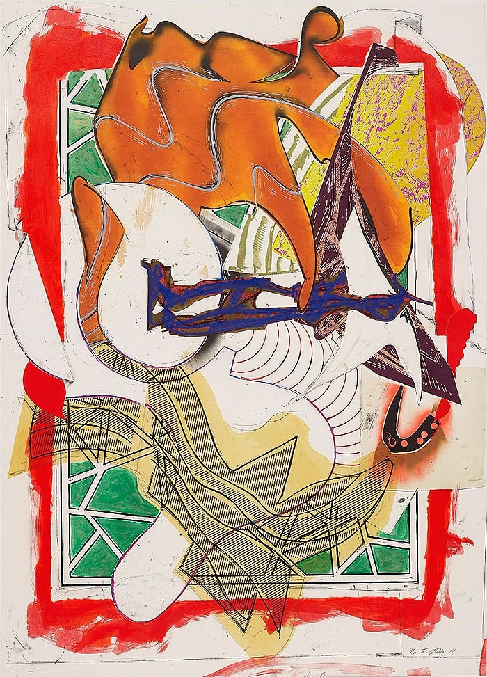 Frank Stella, Hark! , 1988