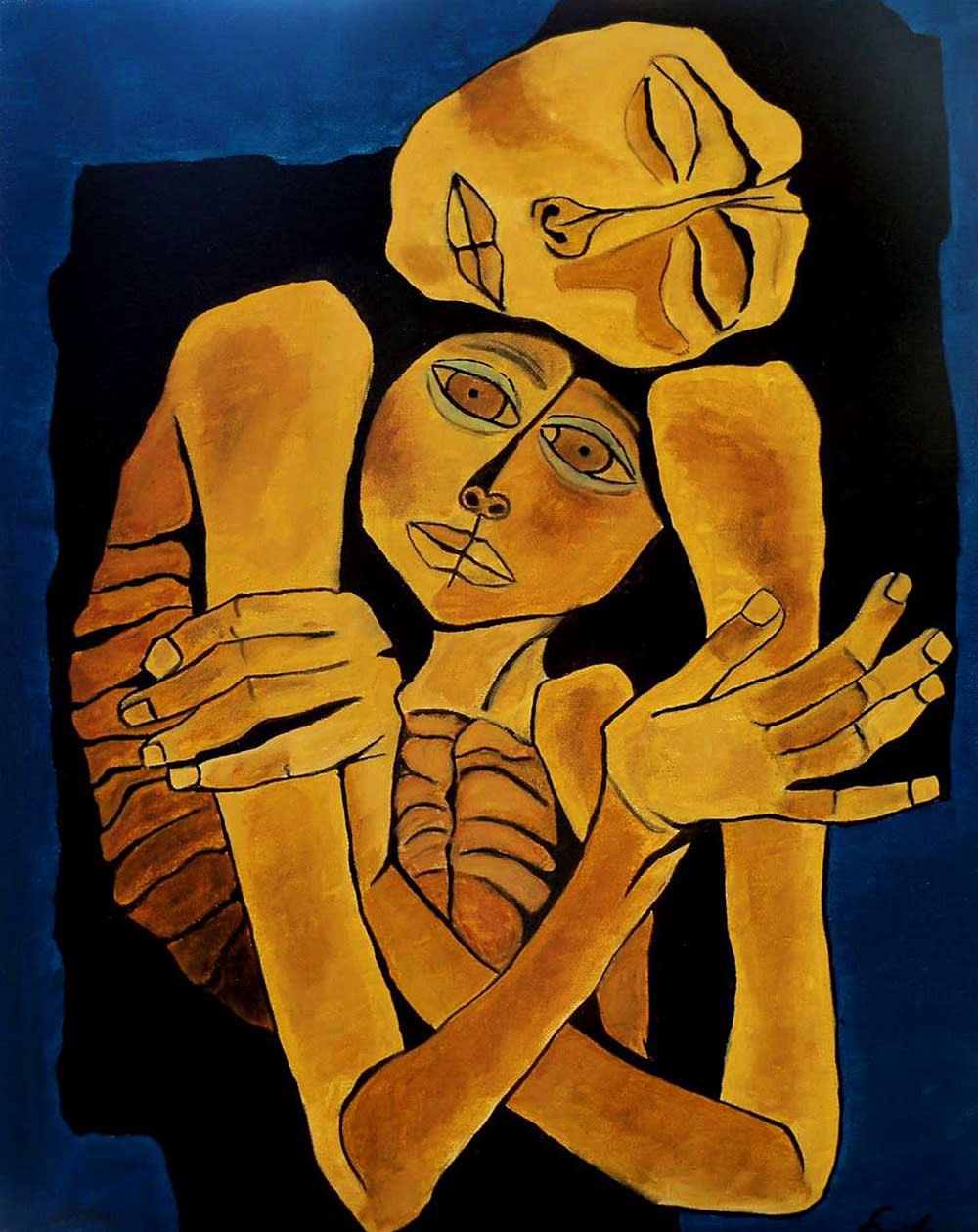Oswaldo Guayasamin, Ternura, 1989
