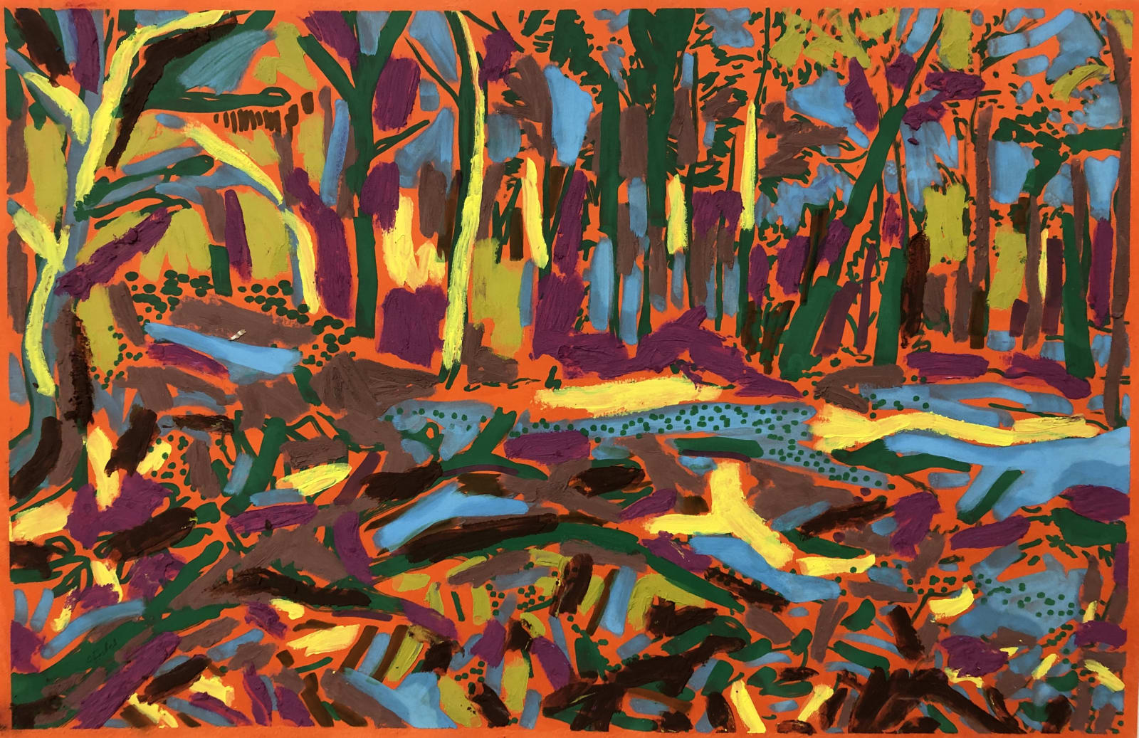 Christabel Forbes, 'Abstract Forest, Noirmoutier', 2021