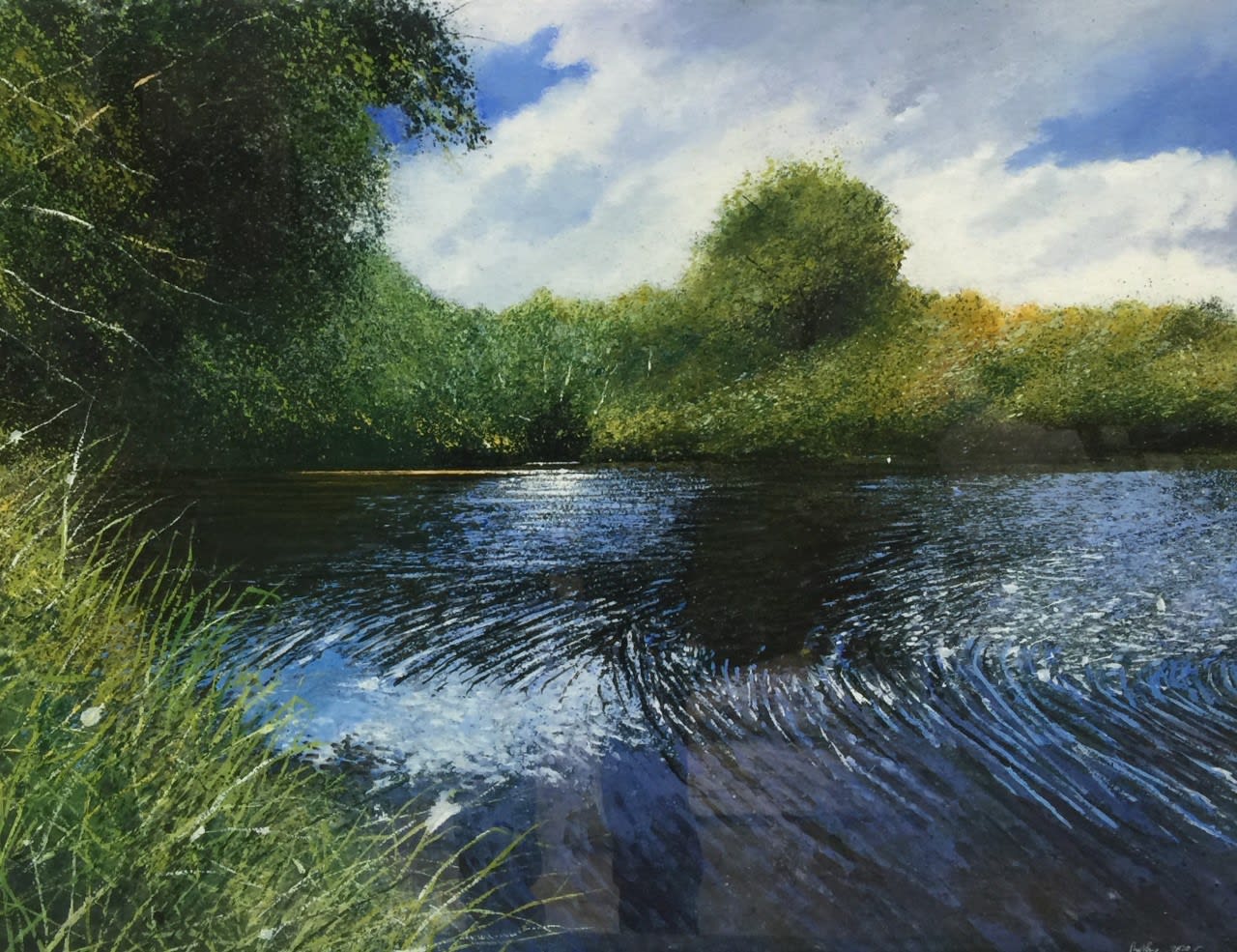 Rory Browne, 'Ripples, River Wye', 2021