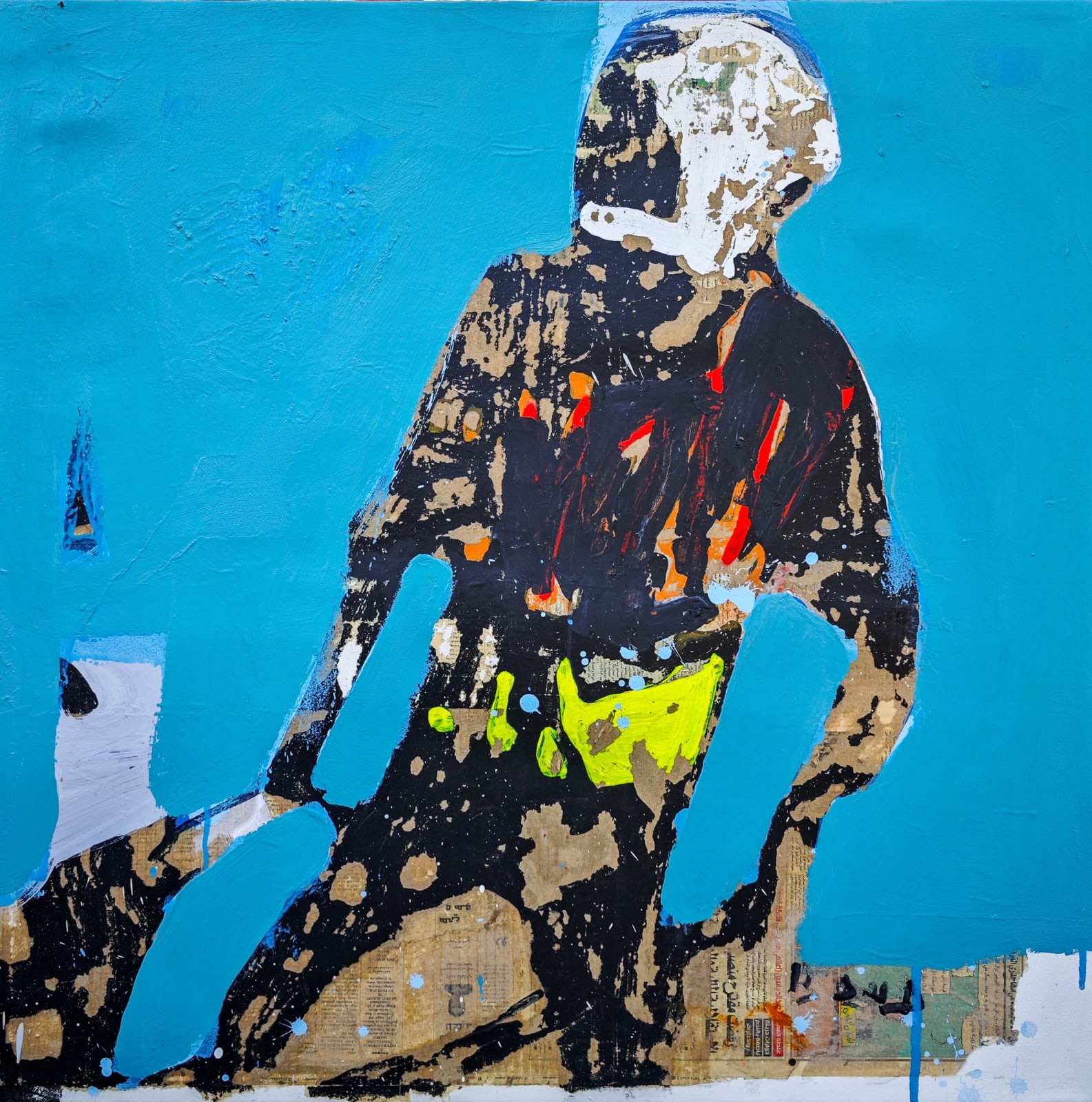 Armand Boua, La Brouette et le Porteur, 2024