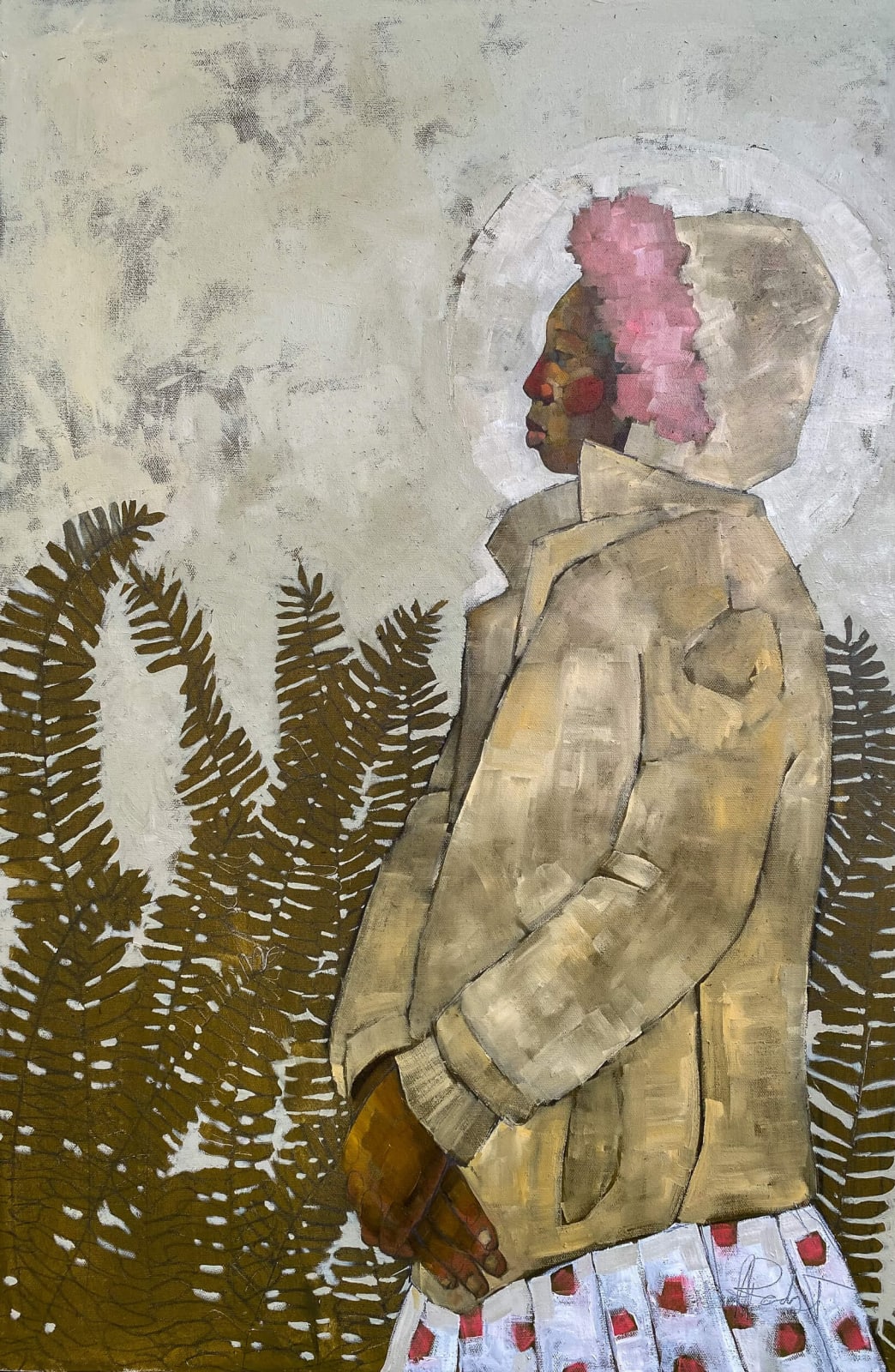 Olivia Mae Pendergast, Girl with Ferns, 2023
