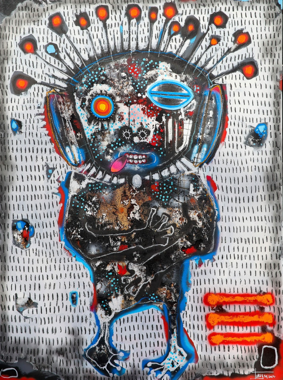 Mederic TURAY, Beyond the Mask 1, 2024