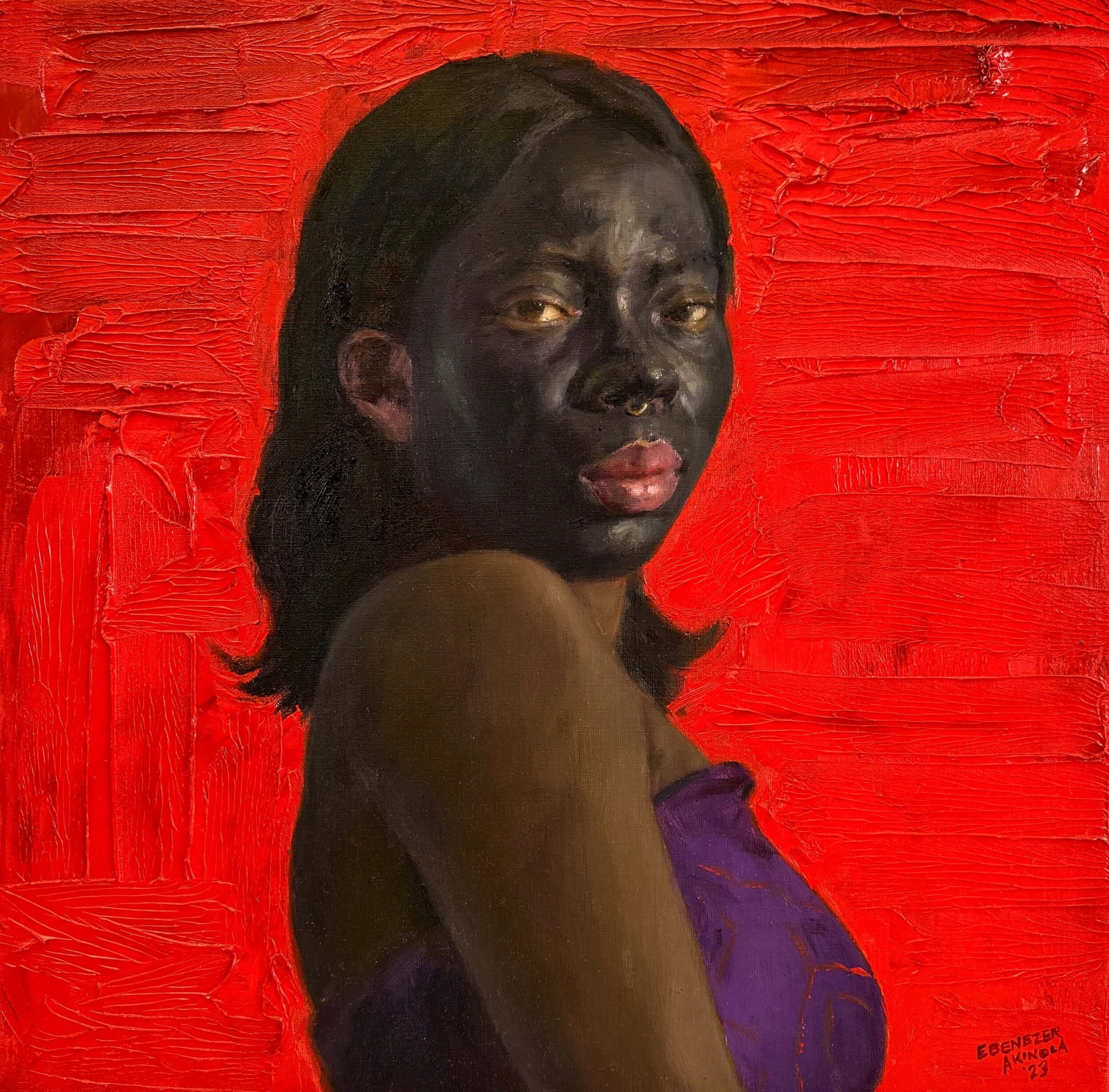 Ebenezer Akinola, Dreams in Red, 2023