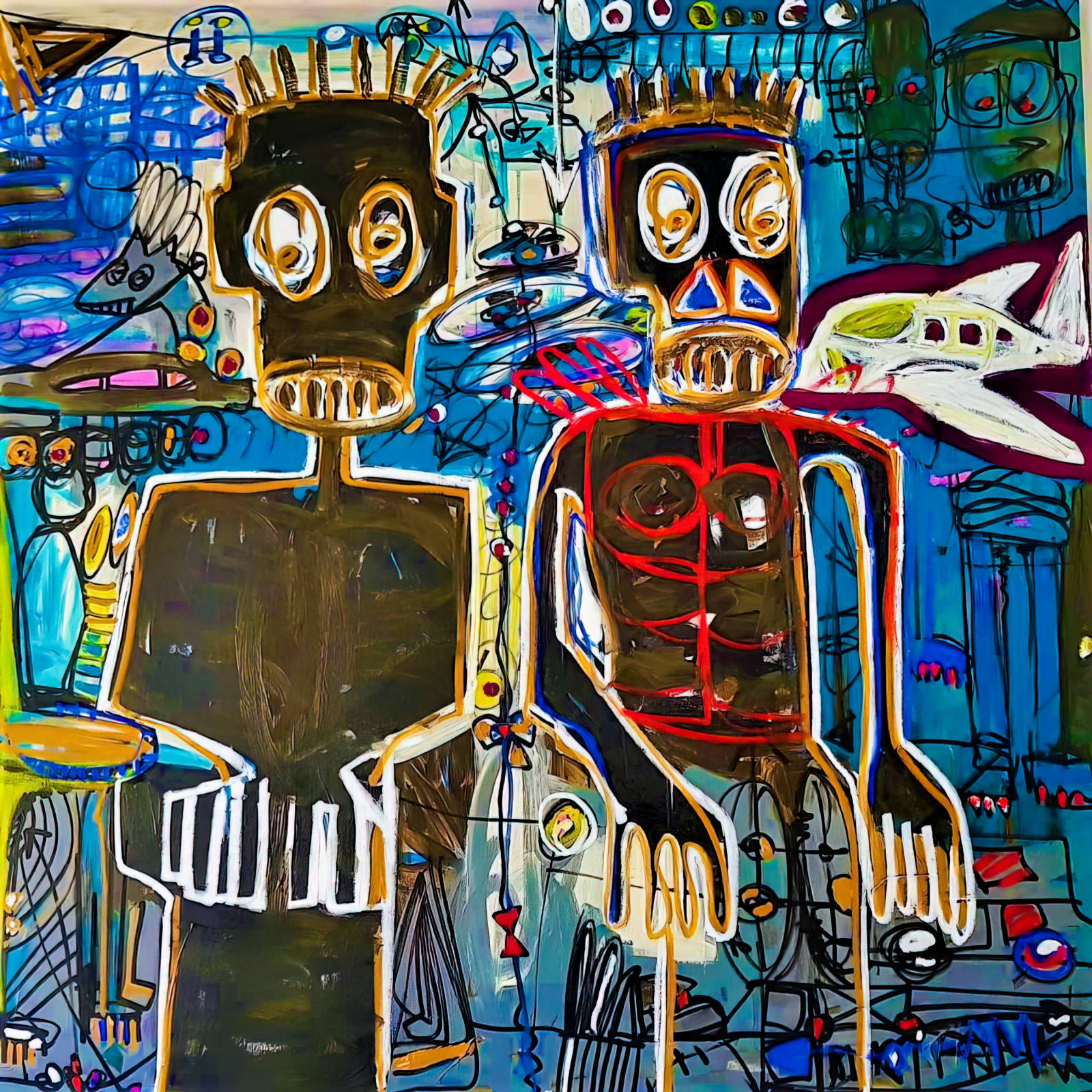 Aboudia, L'aventurier , 2018