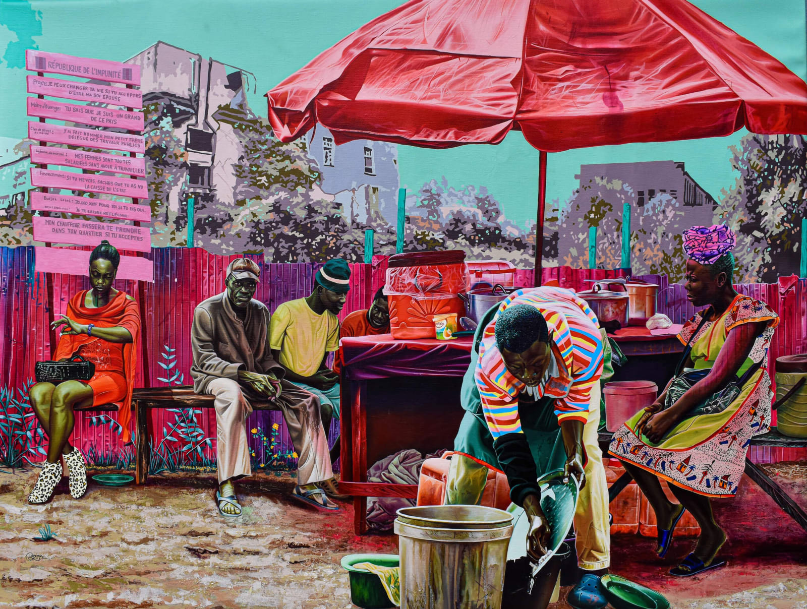 Daniel Onguene, L'attente au Tournedos, 2023