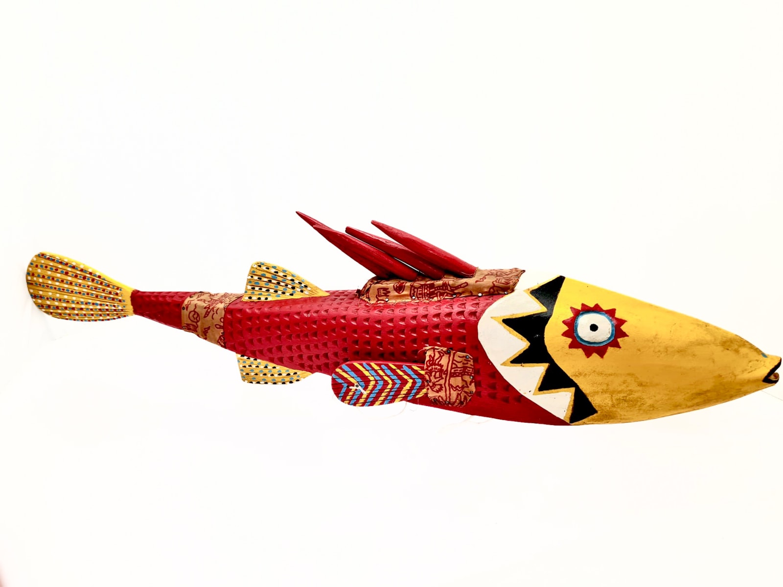 Bozo/Bambara Tribe, Red Fish Puppet, 2025