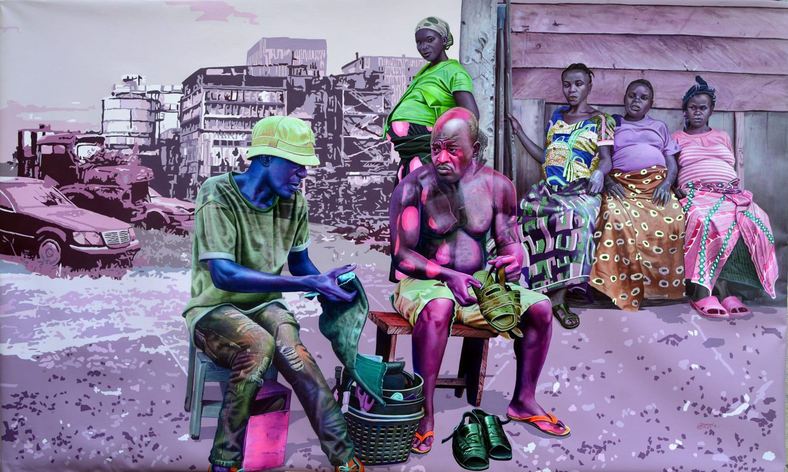 Daniel Onguene, La vie après la chute, 2021