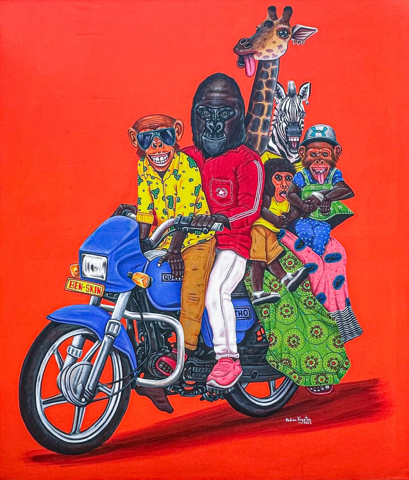 Abdias Ngateu, Promenade à Ben Skin, 2023