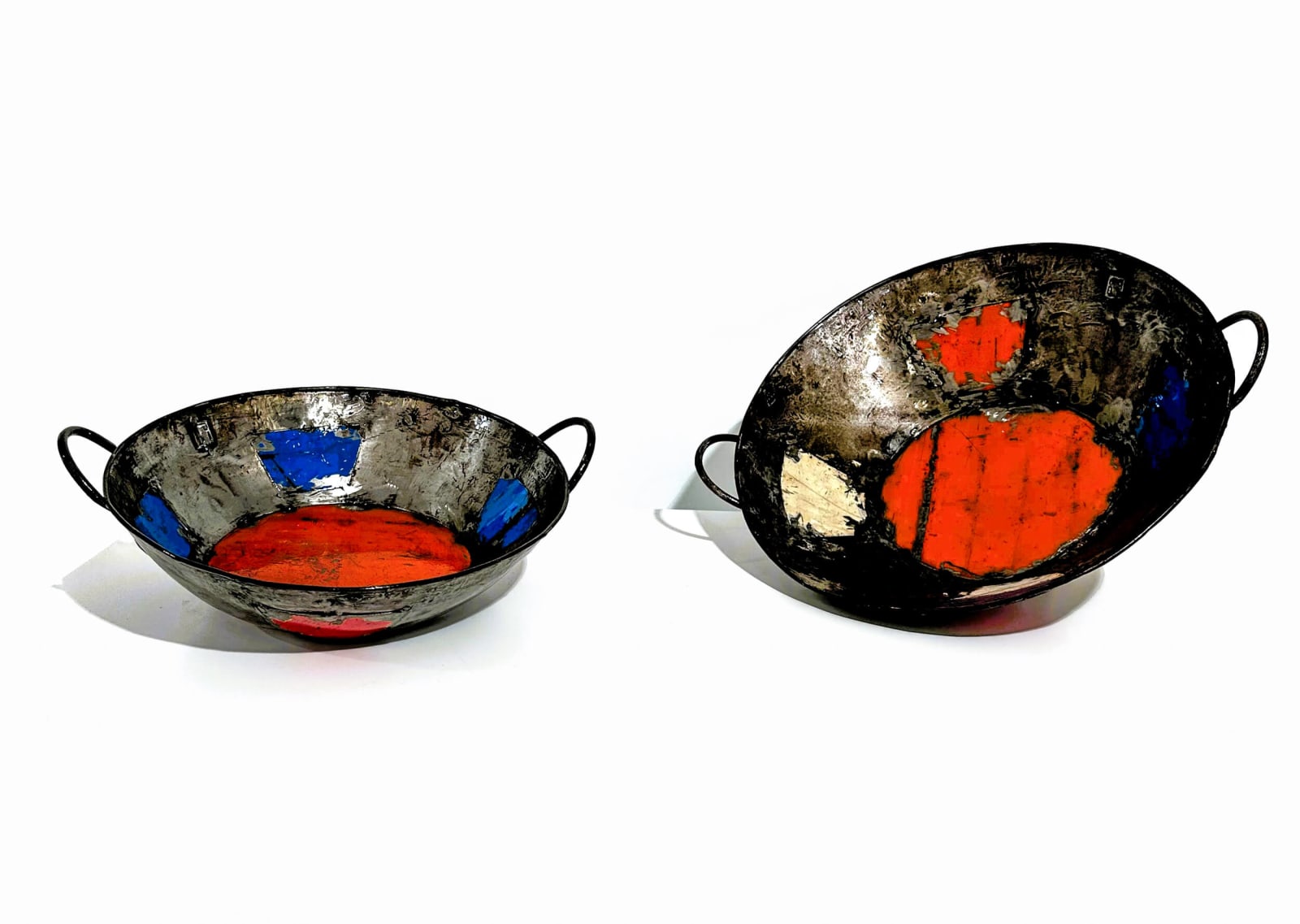 Hamed Ouattara, Set of 3 Tassabas dishes (Various Colors), 2025