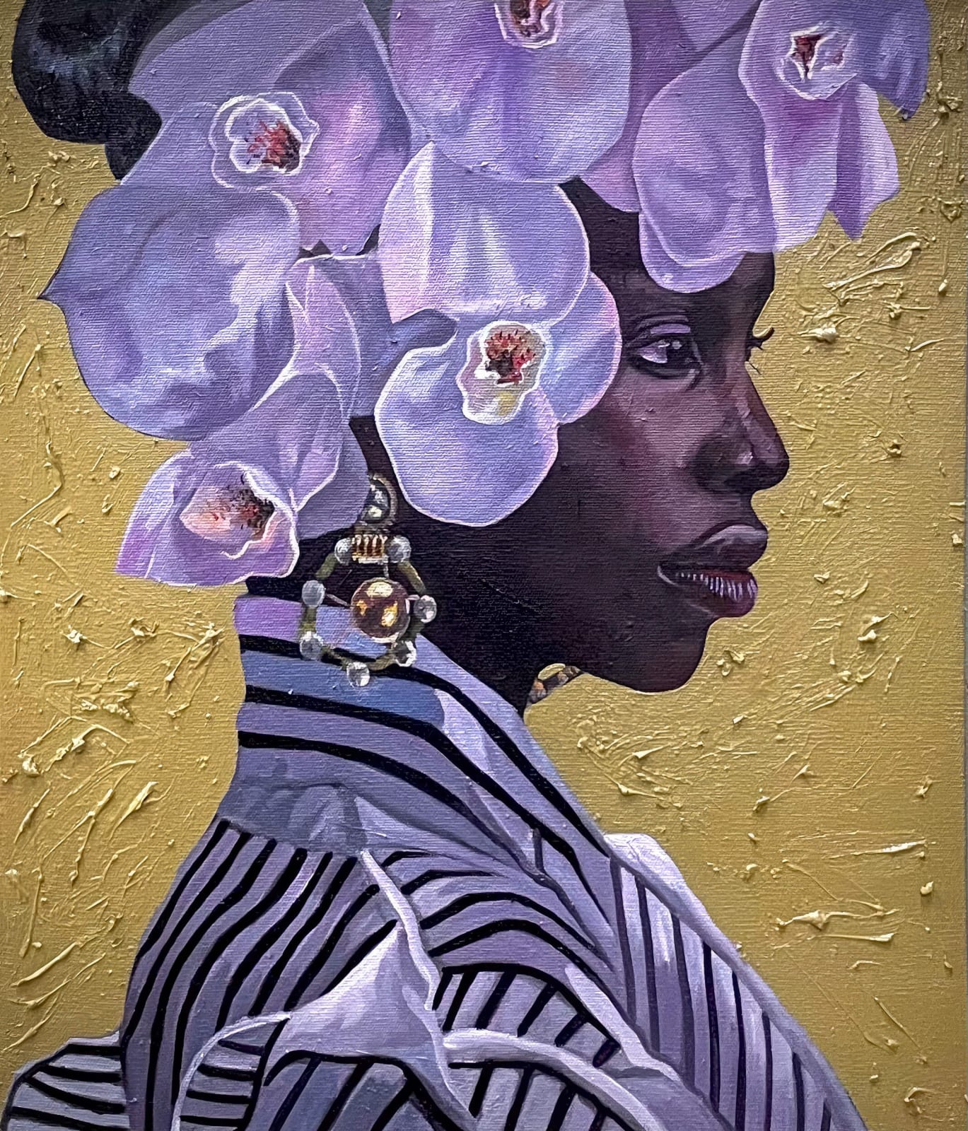 Moses ZIBOR, Me and my flower, 2023