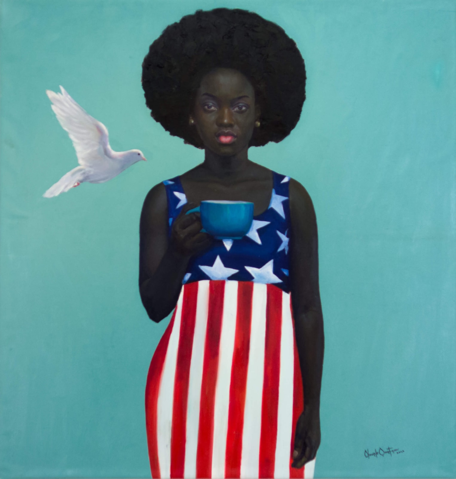 Oluwole OMOFEMI, Blue Cup, 2020