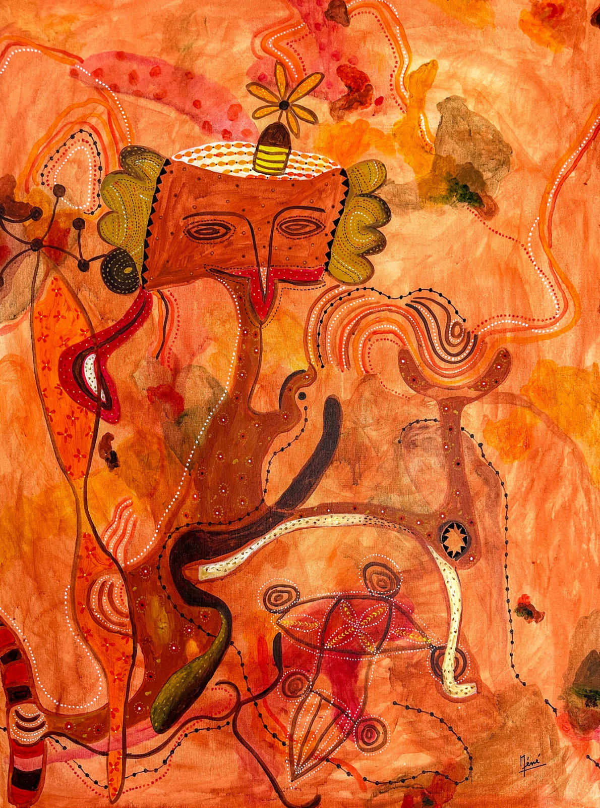 MÉNÉ, La femme au cordon, 2023