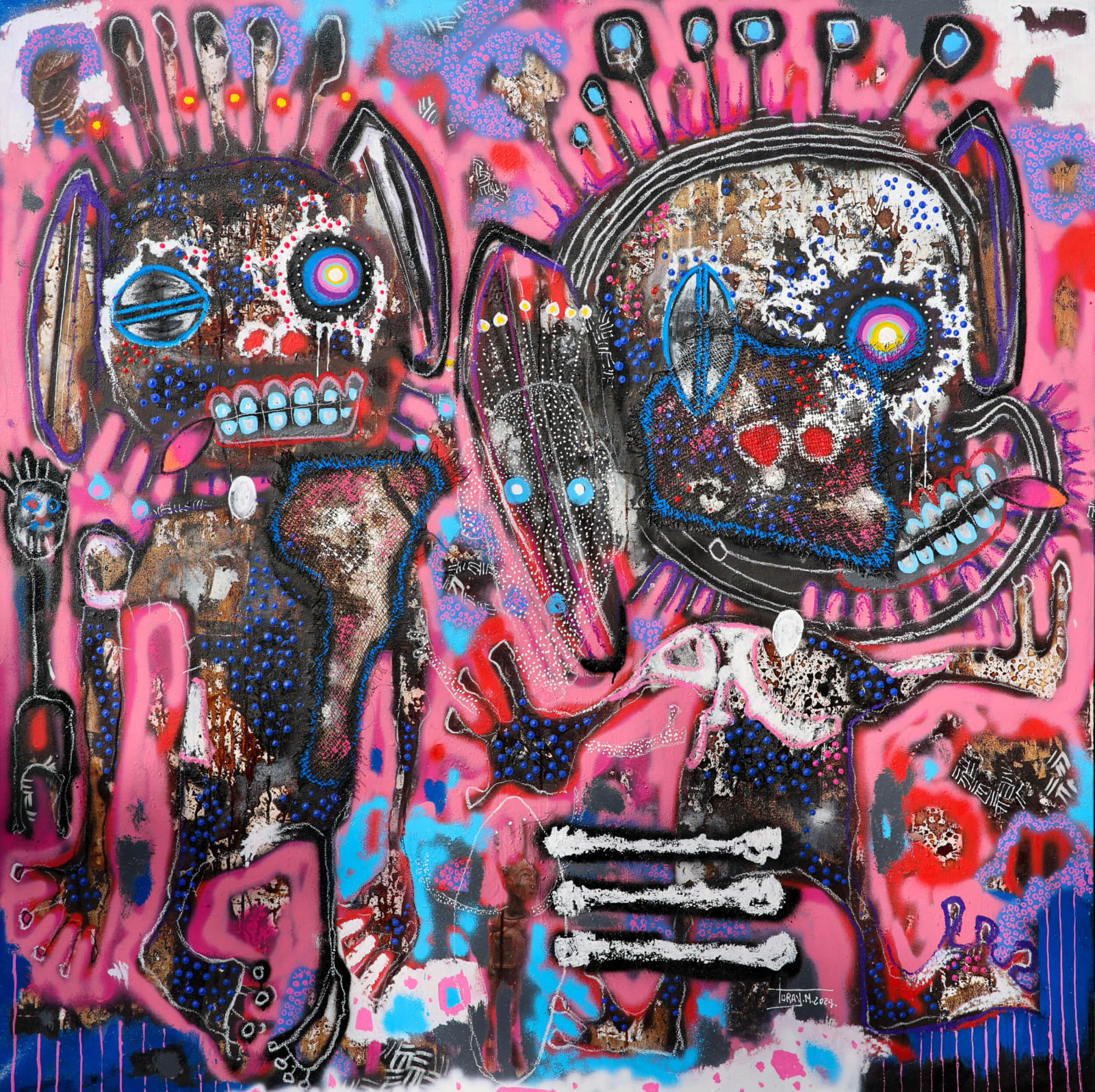 Mederic TURAY, Totemic Harmony, 2024