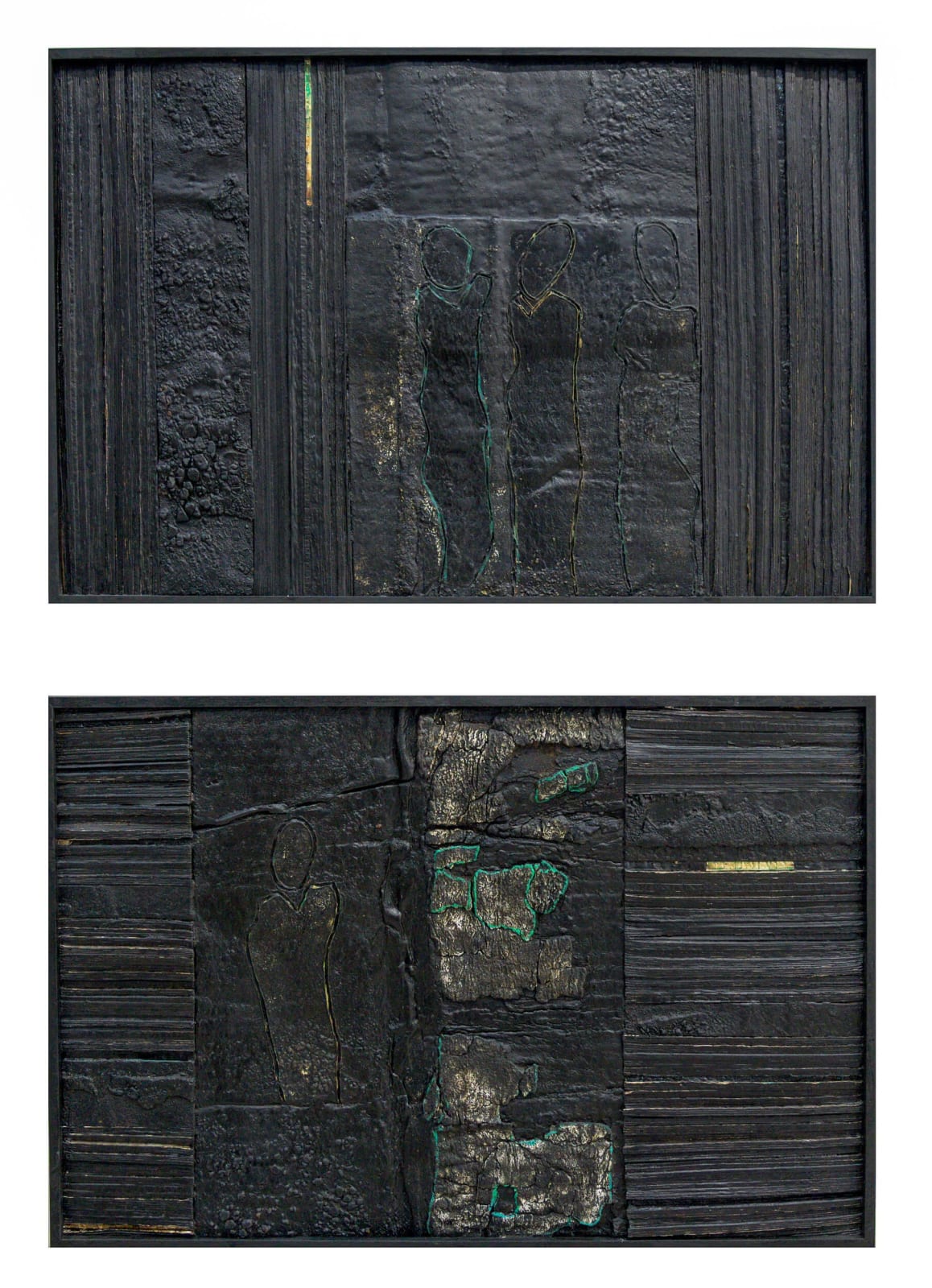 Doff (Appolinaire Guidimbaye), Perspective - Diptych, 2024