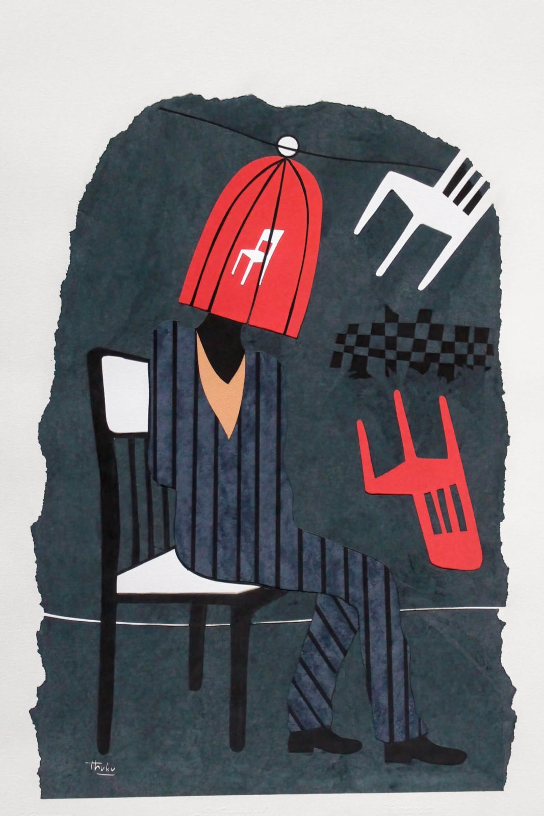 David THUKU, Untitled VII, 2019