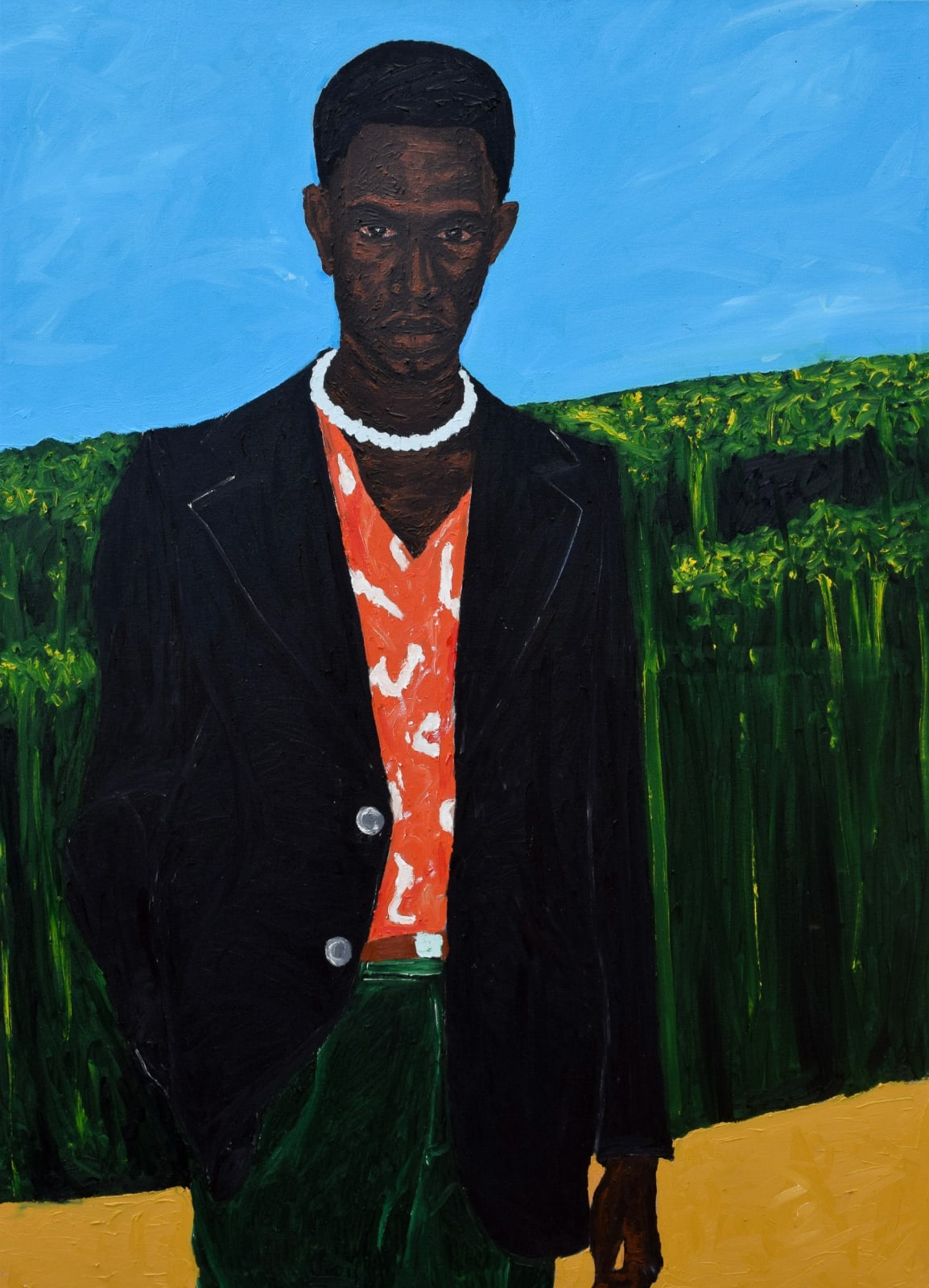 Matthew Eguavoen, In the garden, 2022