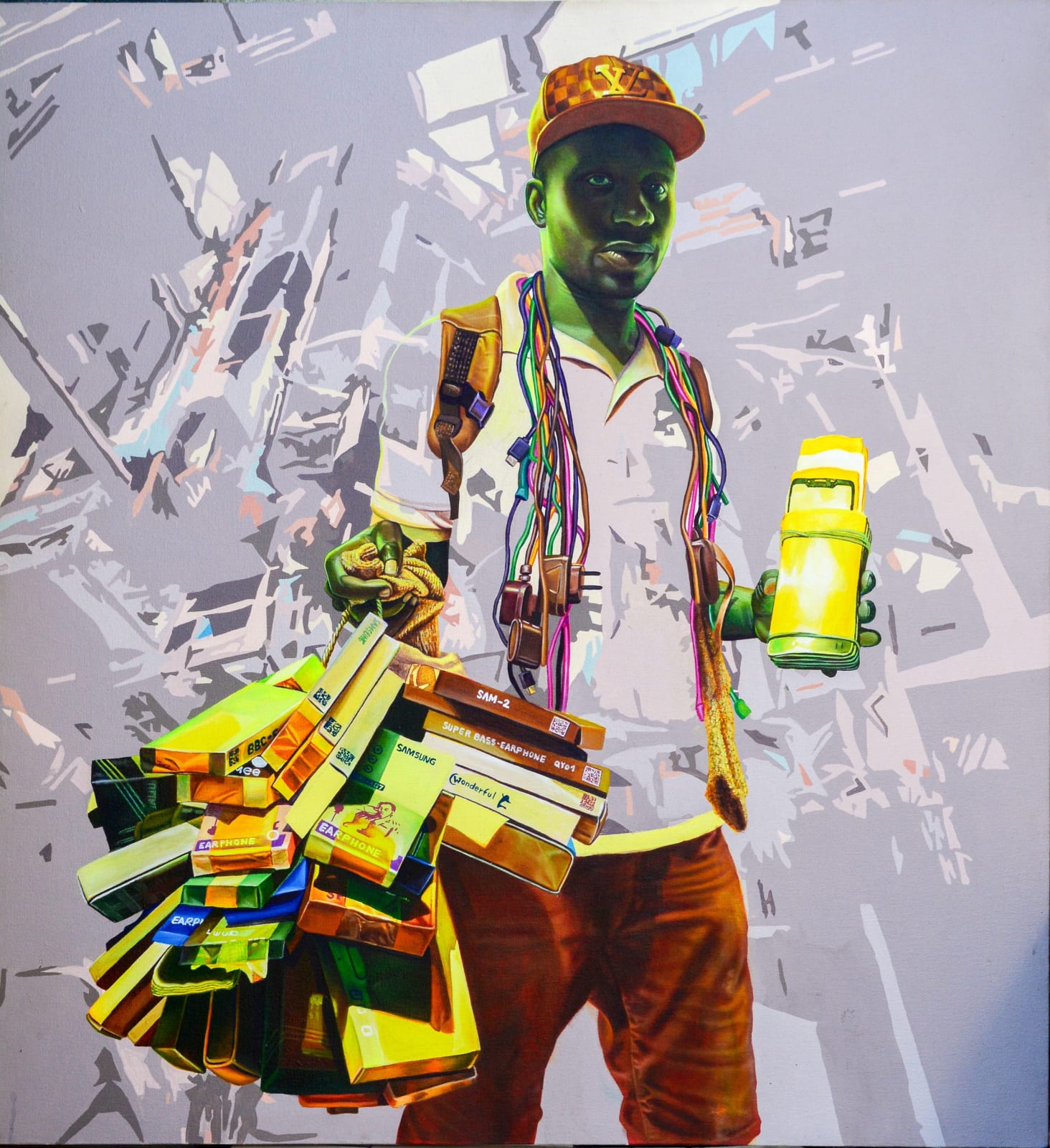 Daniel Onguene, Aventure nocturne, 2020