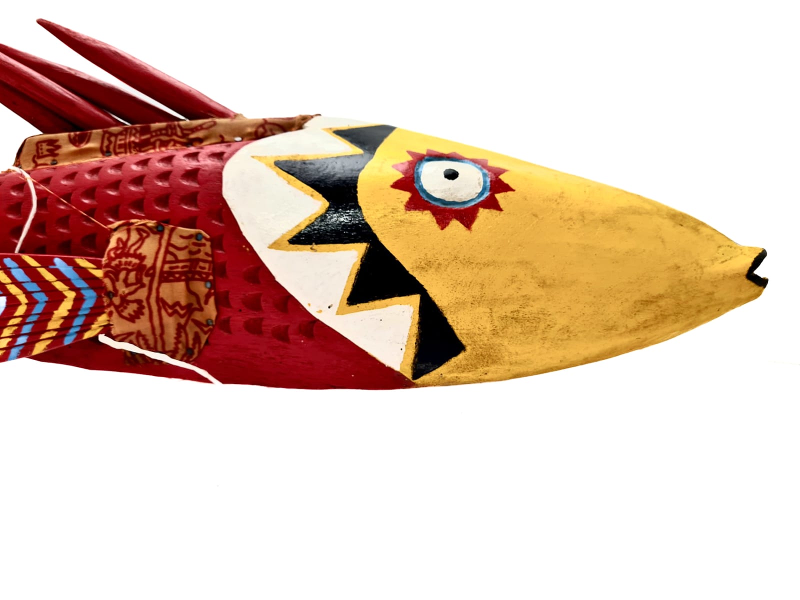Bozo/Bambara Tribe, Red Fish Puppet, 2025