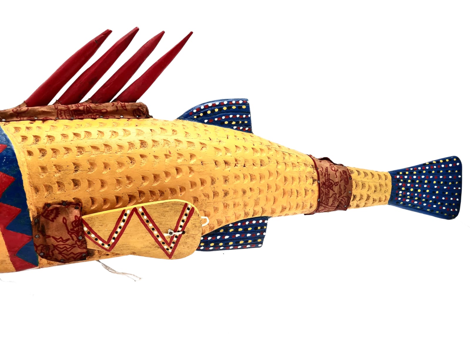 Bozo/Bambara Tribe, Yellow Fish Puppet, 2025