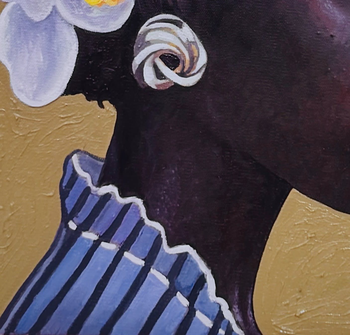 Moses ZIBOR, Me and my Flower VI, 2025