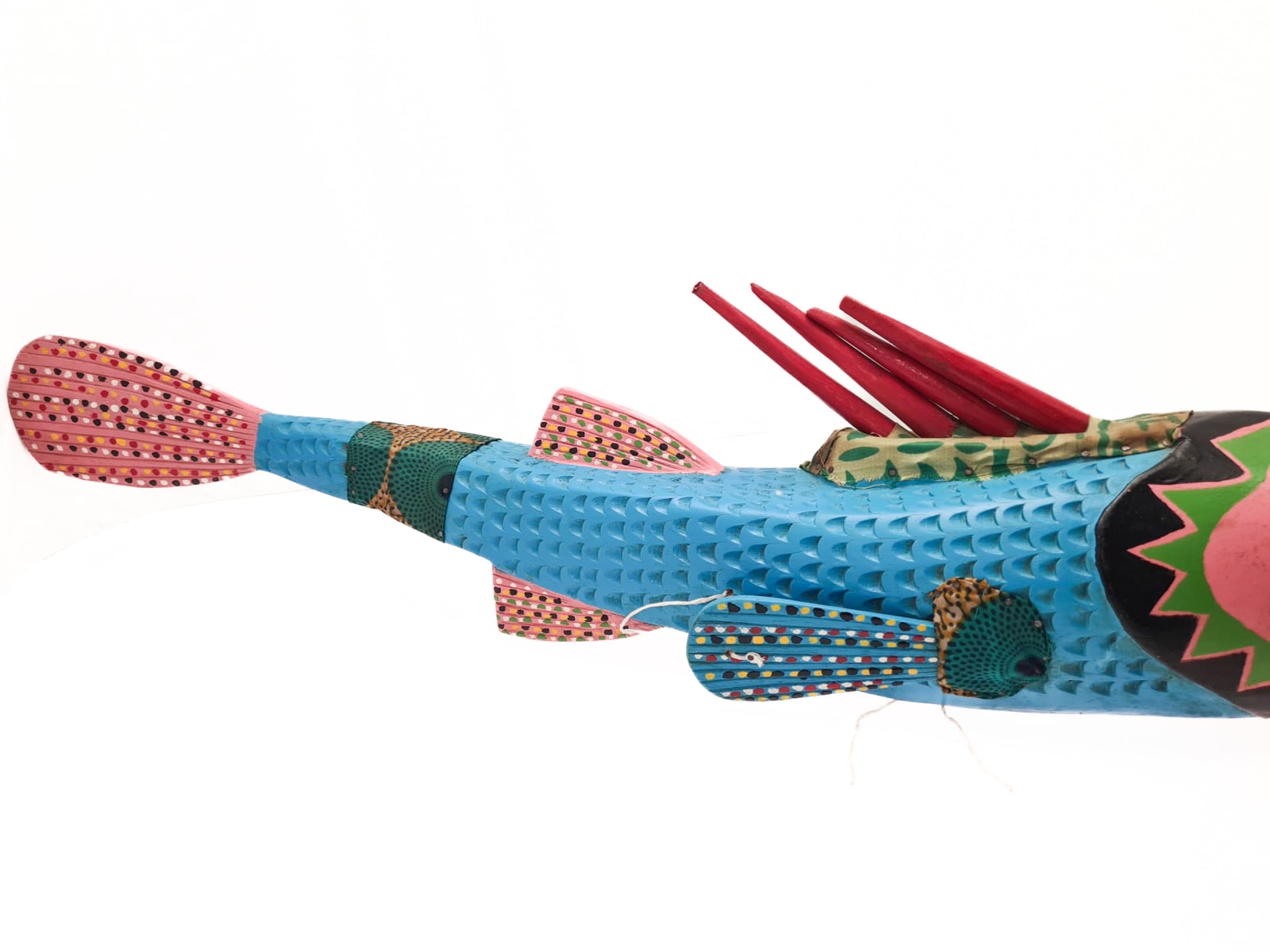 Bozo/Bambara Tribe, Blue Fish Puppet, 2025