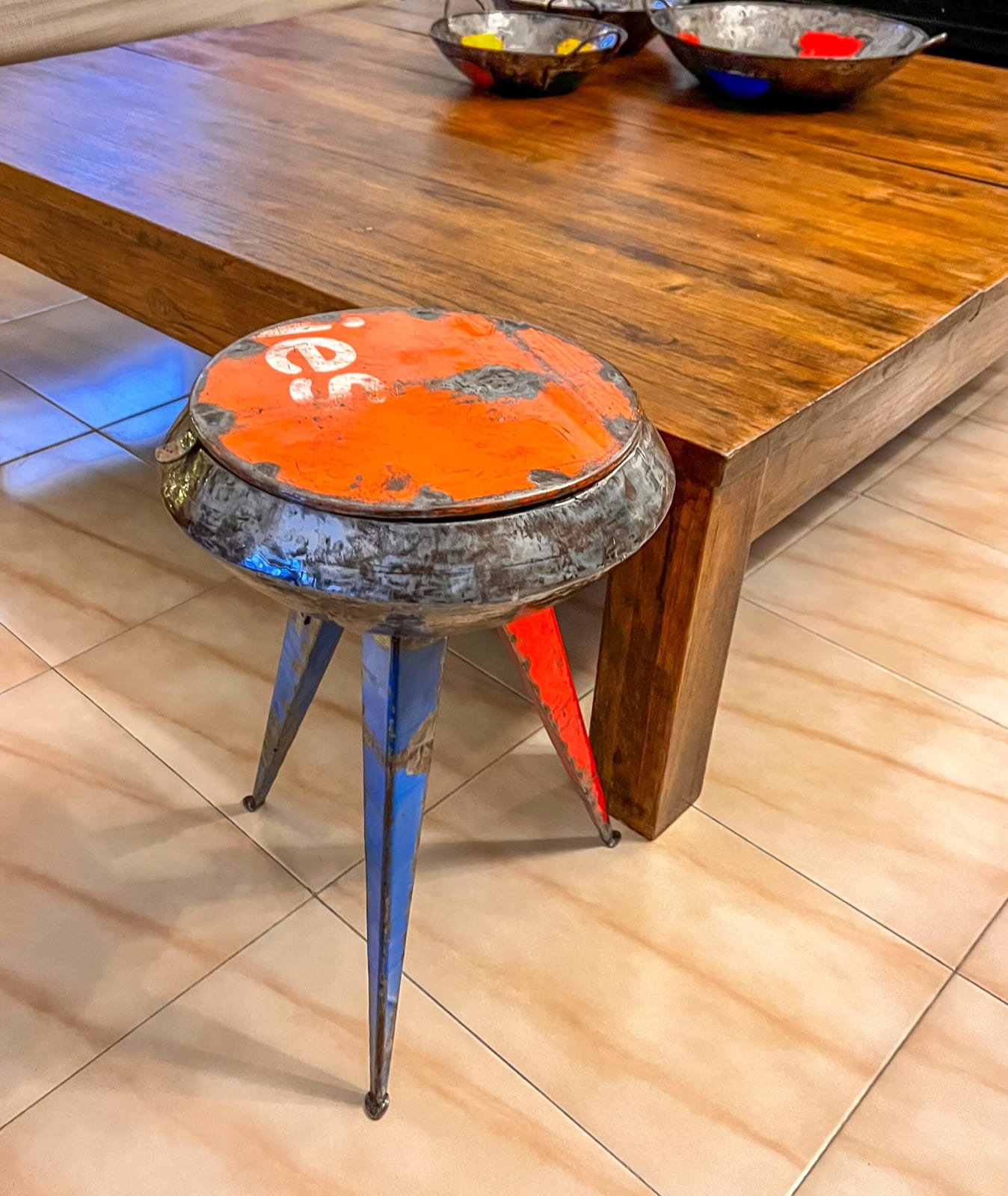 Hamed Ouattara, Deni Stool (Various Colors), 2025