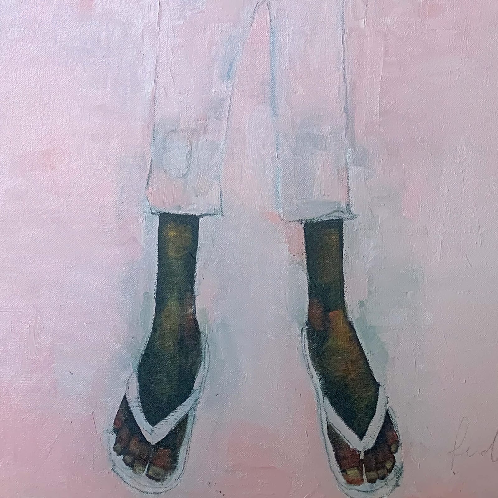 Olivia Mae Pendergast, Young Girl in Pink, 2021