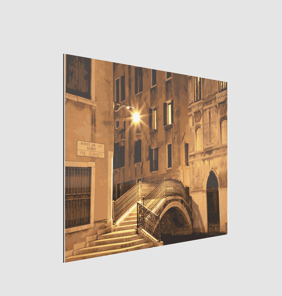 Kate Lloyd, Venice Bridge at Night, 2019