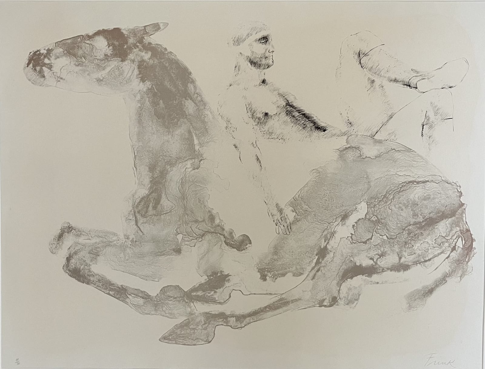 Dame Elisabeth Frink, Man and Horse I, 1971