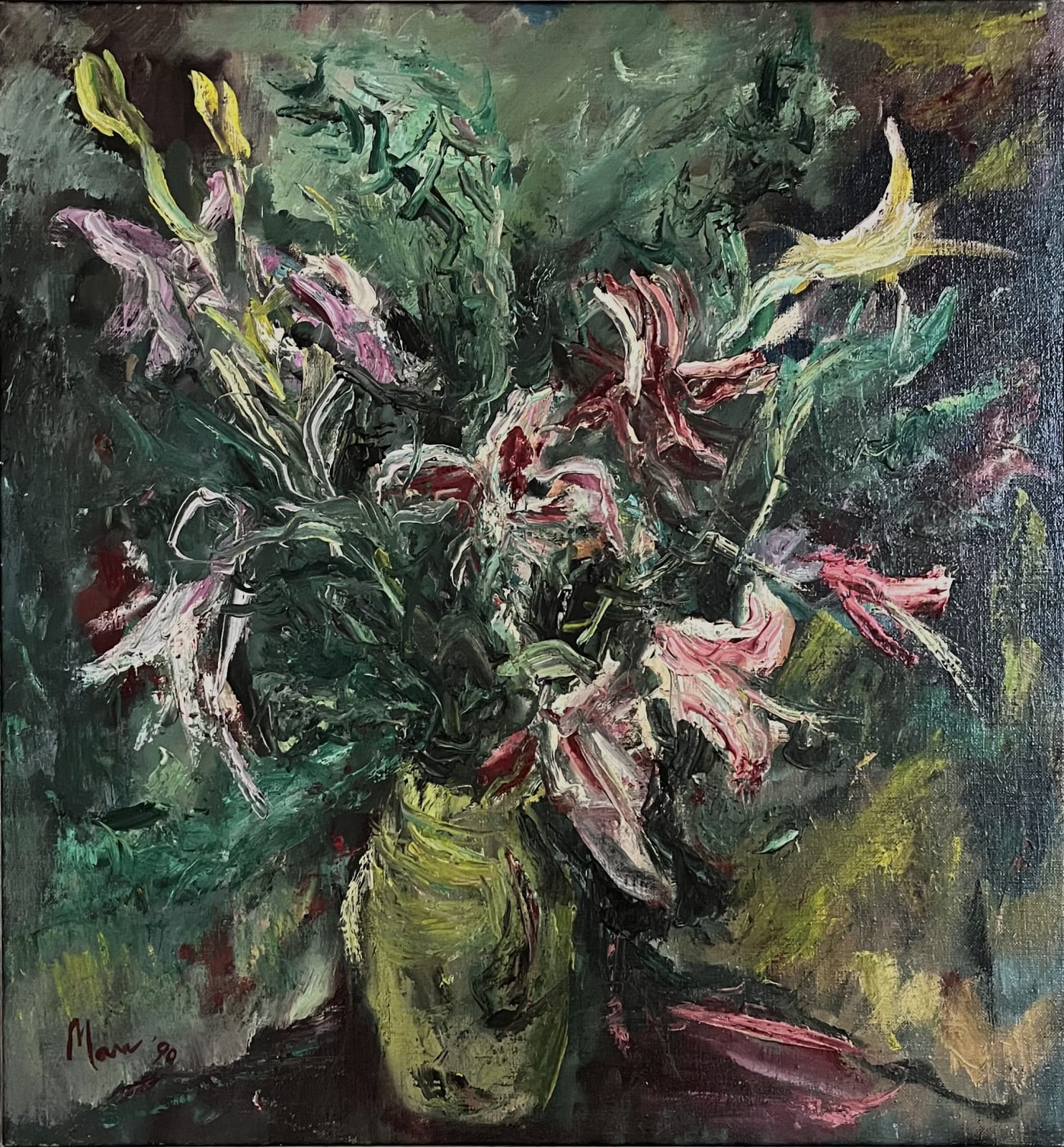 Leslie Marr, lilies, 1990