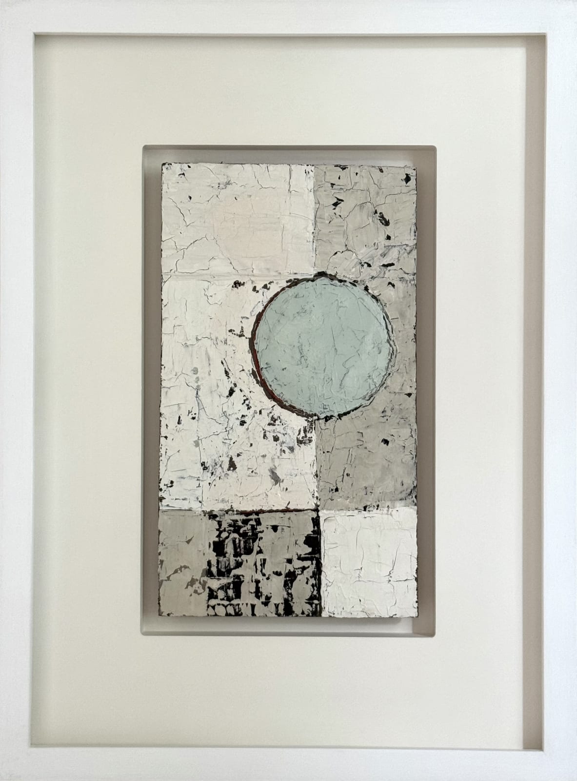 Jeremy Annear, Gray Blue Space with Disc, 2003