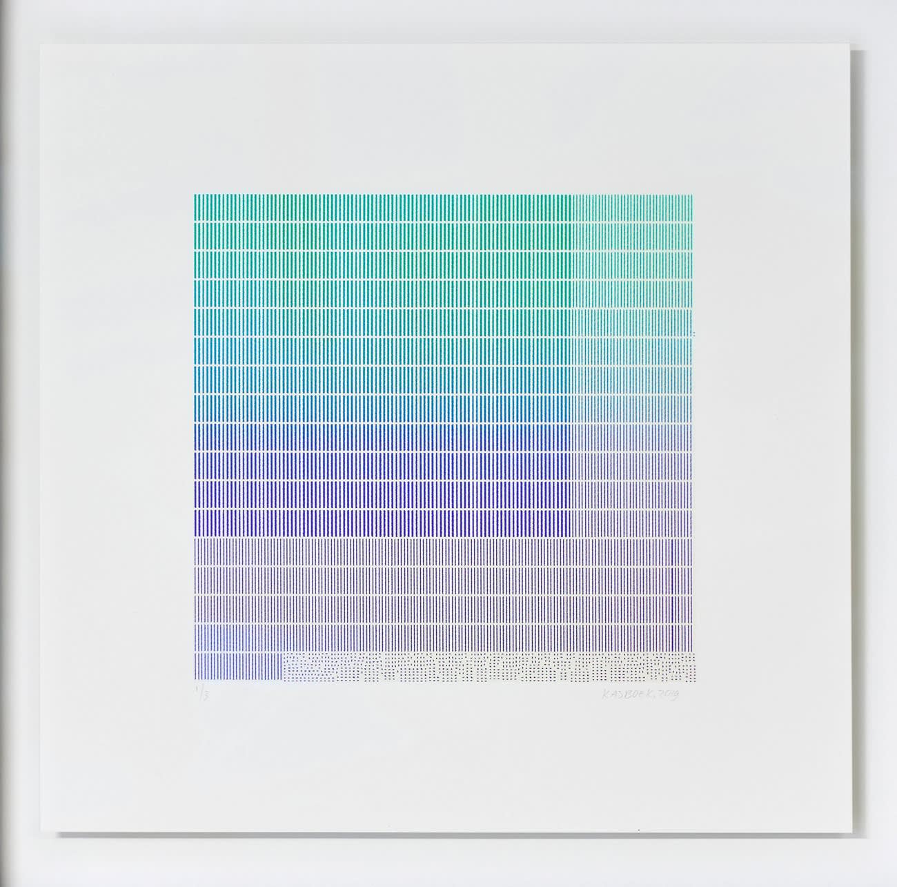 KASBOEK, KASBOEK XVIII, Fraction Space two, 2019