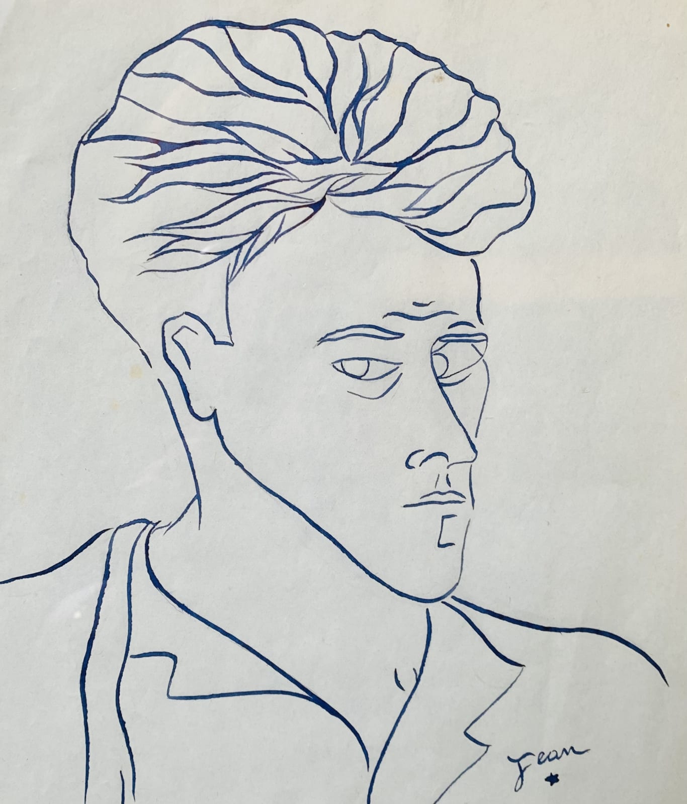 Jean Cocteau, Self Portrait