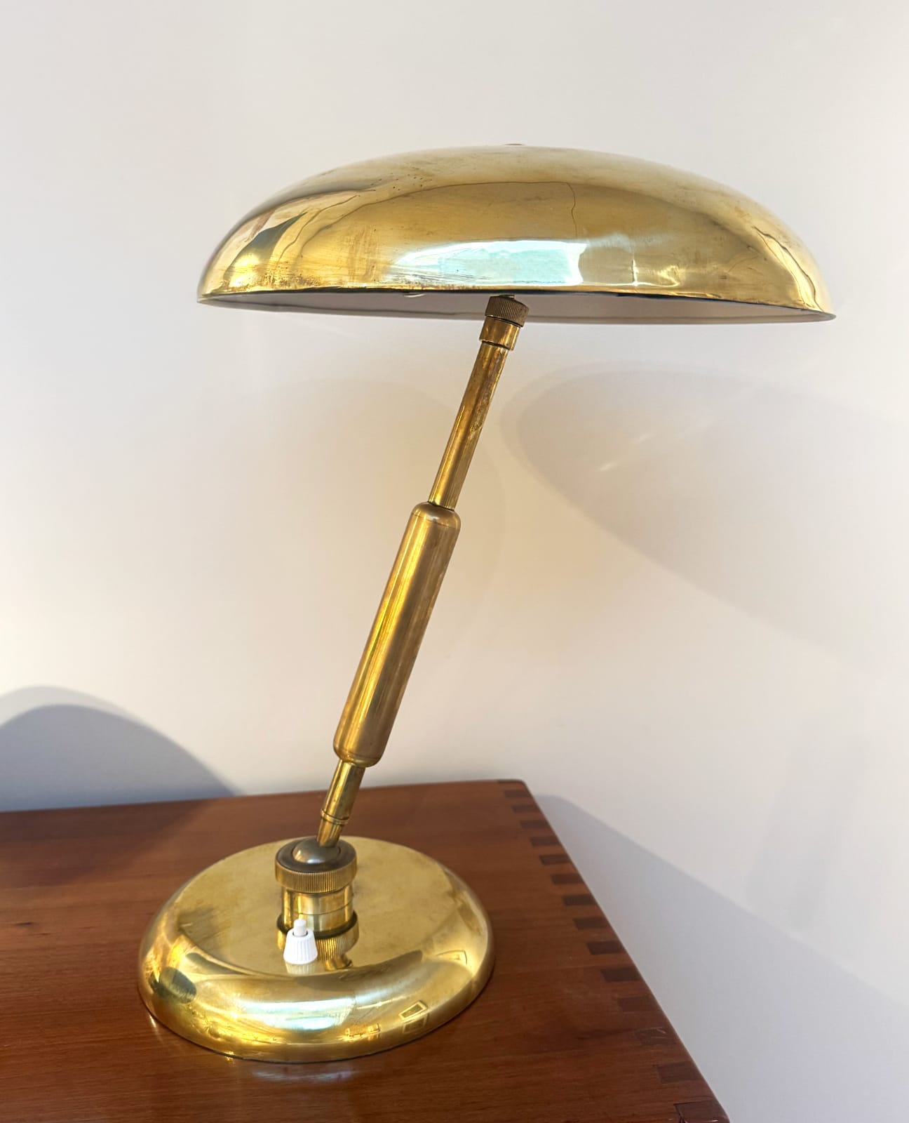 An Articulating Desk Lamp, Circa 1950s