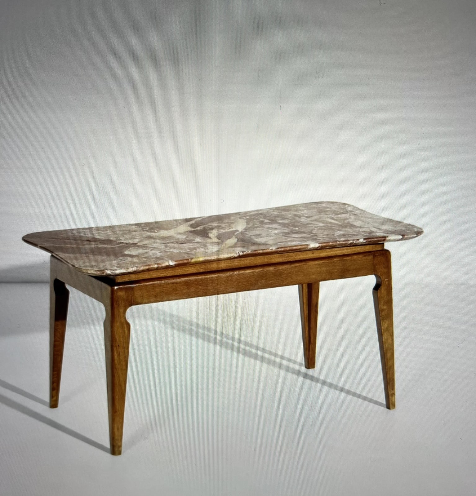 Italian, A Red Marble Coffee Table, Circa 1950s