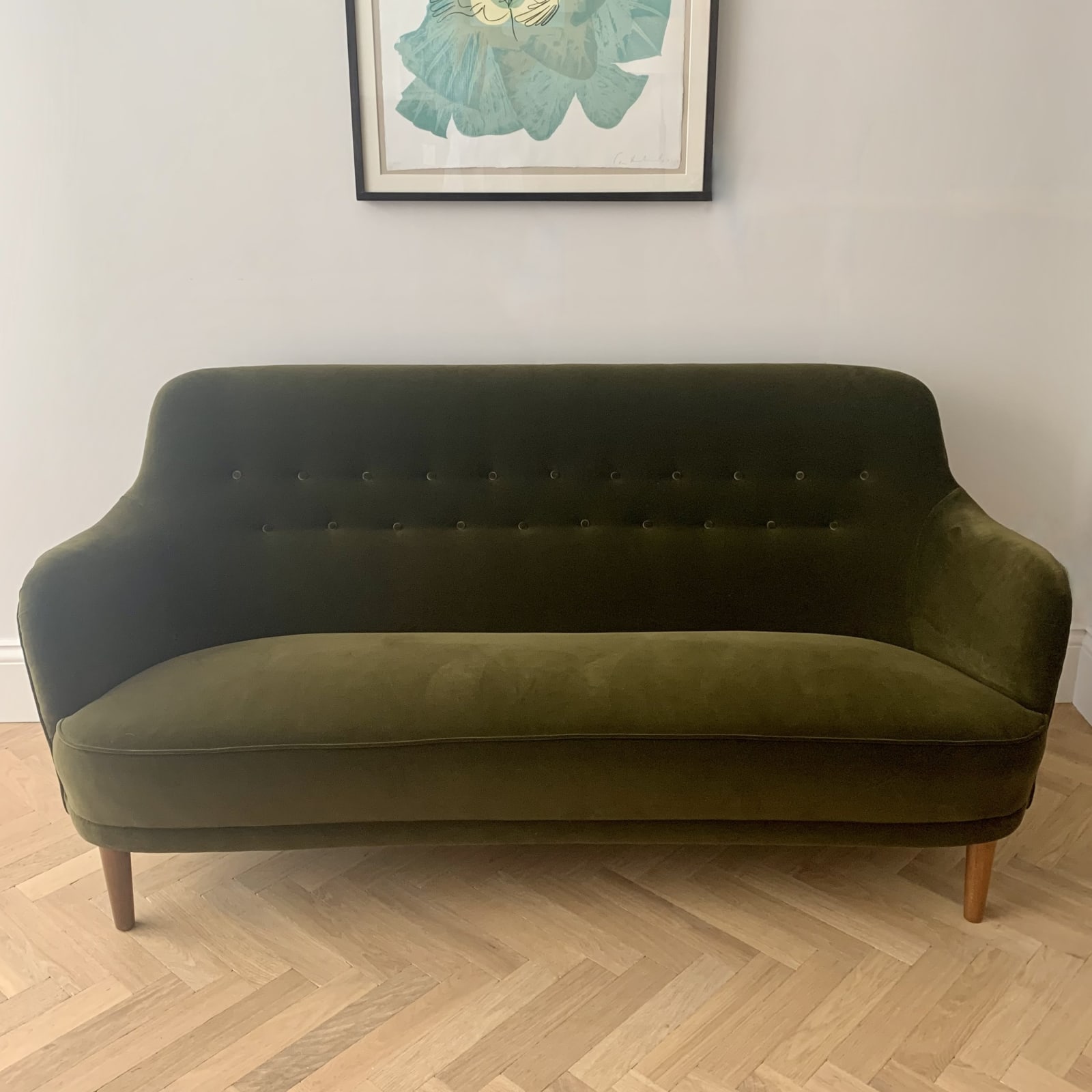 Carl Malmsten, A Swedish Samsas sofa, Circa 1960s