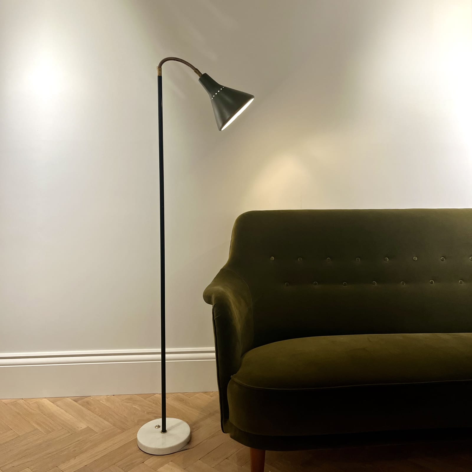Italian, An Adjustable Reading Lamp, Circa 1960s