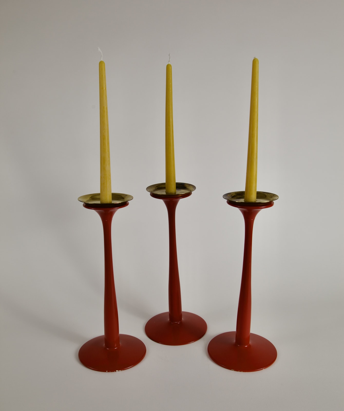 Josef Frank, Three Tall Candleholders, Circa 1950s