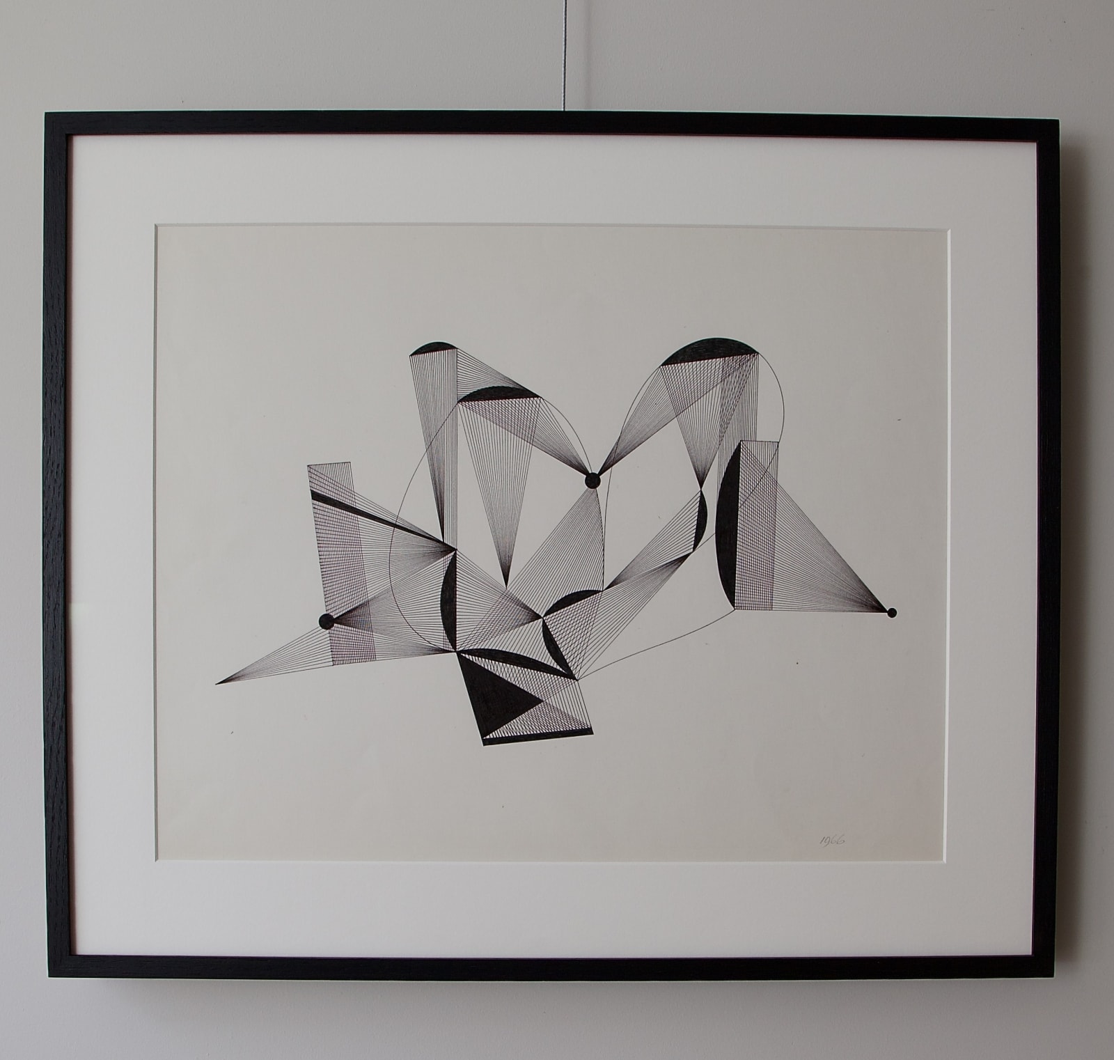 Clarke Hutton, Abstract Line Drawing, 1966