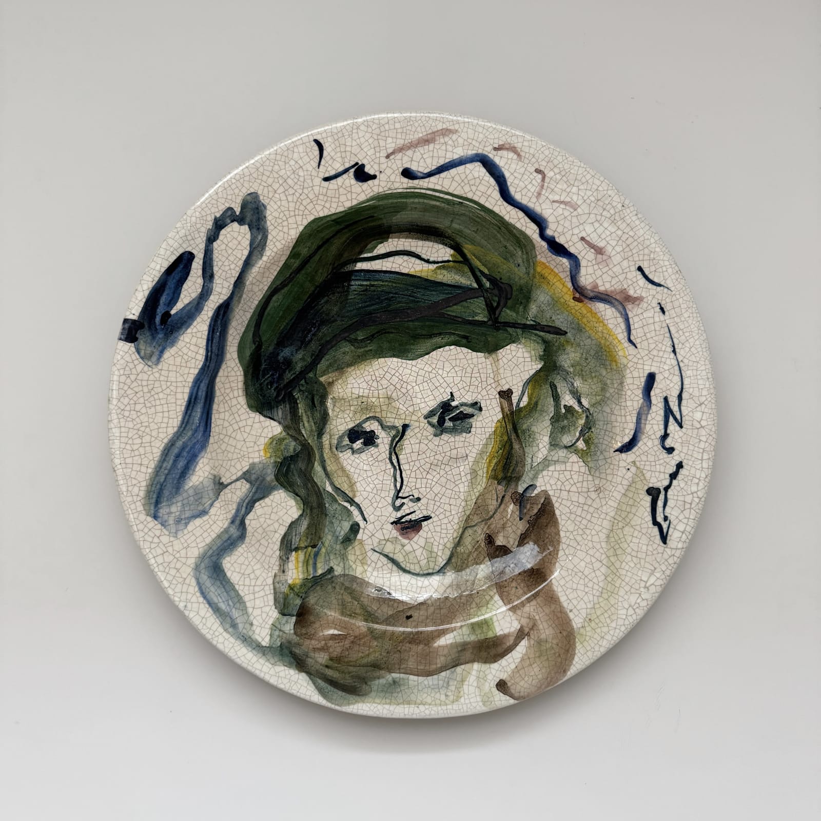 Ernesto Treccani, A Large Ceramic Charger