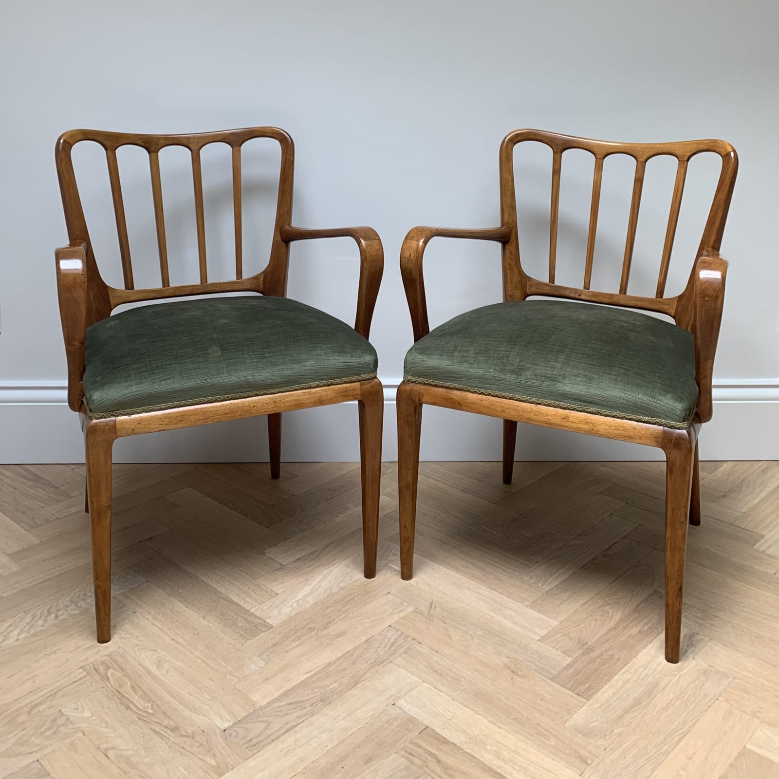 Osvaldo Borsani, A Pair of Armchairs, Circa 1950s