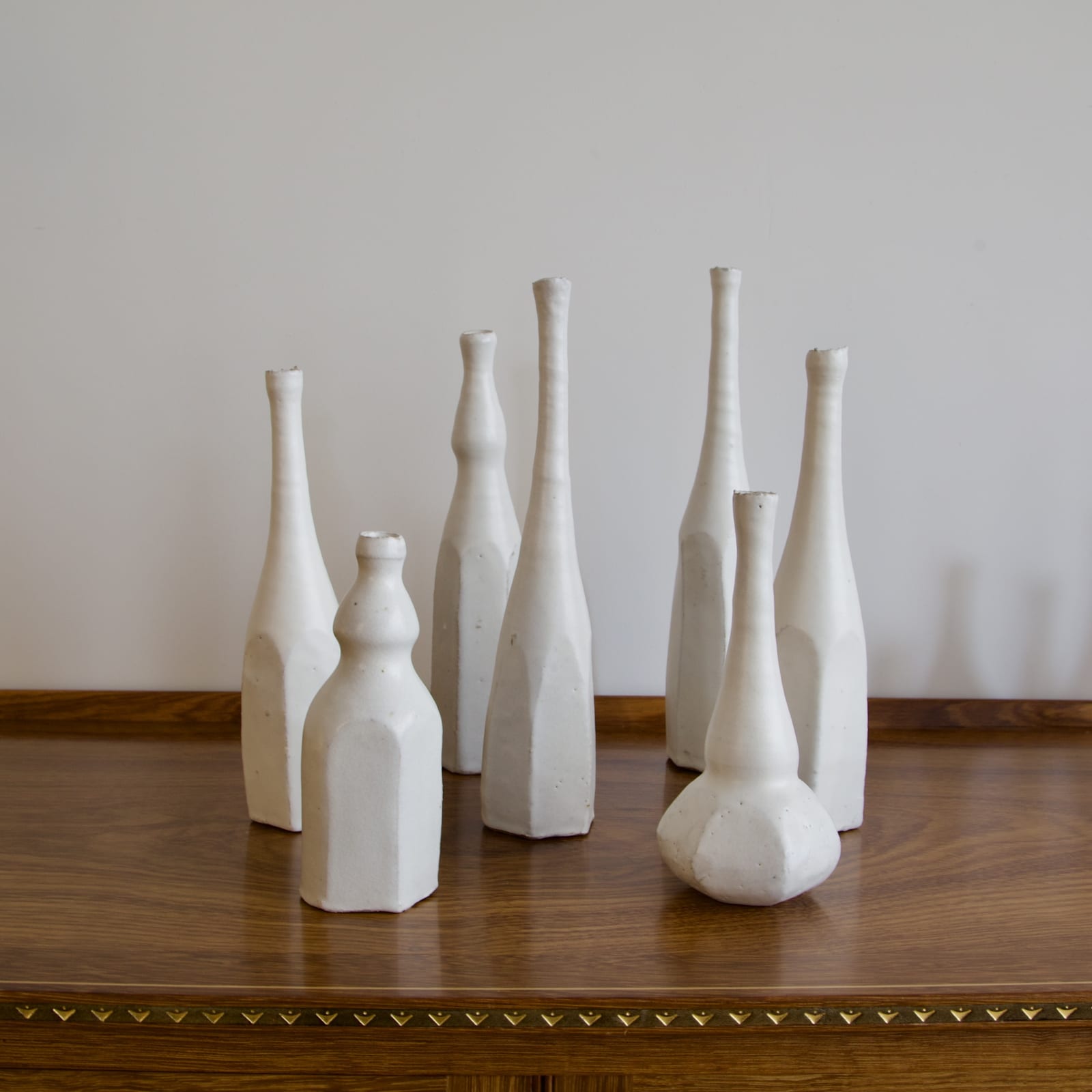 Akiko Hirai, Seven Morandi Bottles, 2022