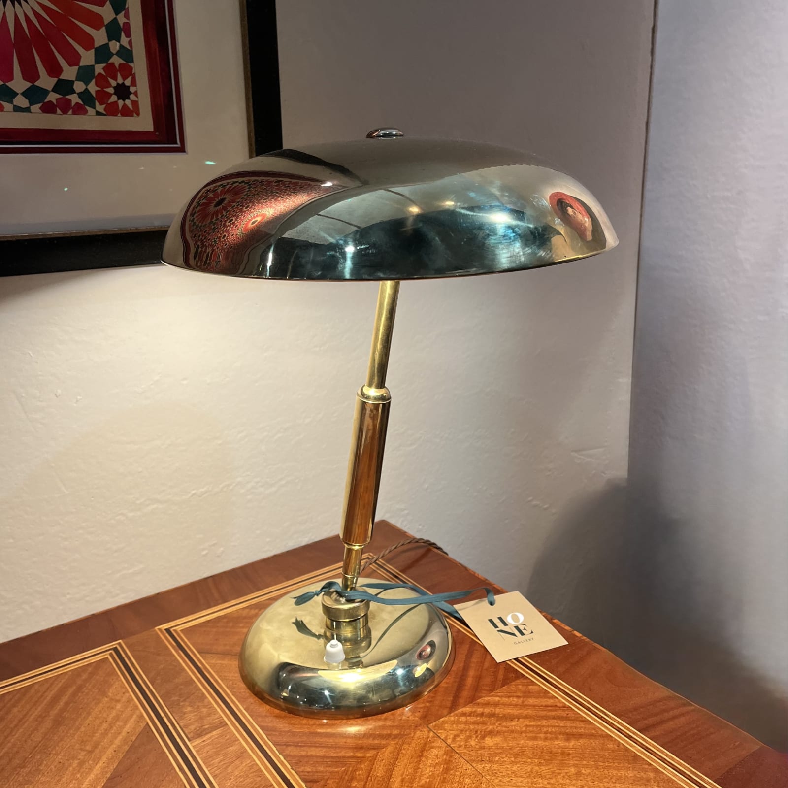 Italian, A Brass Table Lamp, Circa 1950s