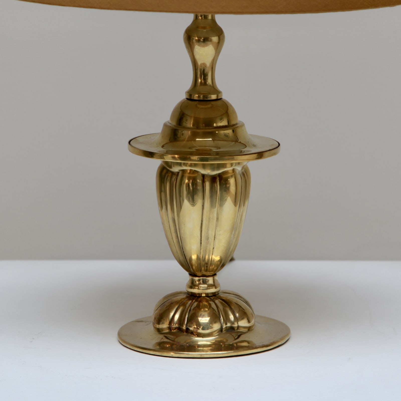 English, A Brass Table Lamp, Circa 1911
